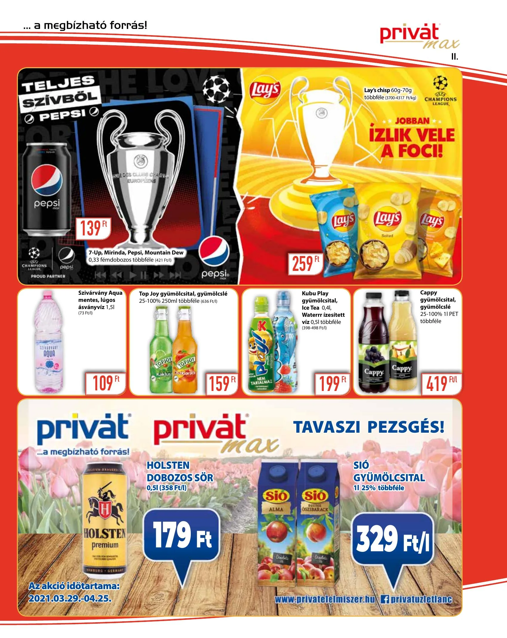 Privát akciós újság Max 03.29–04.11 – 11. oldal