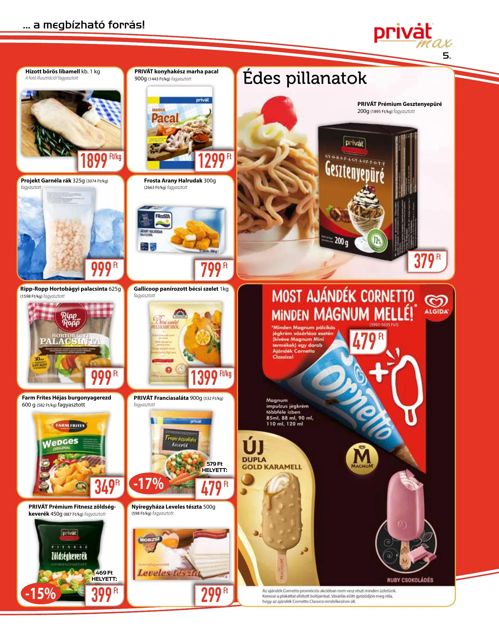Privát akciós újság Max 03.29–04.11 – 5. oldal