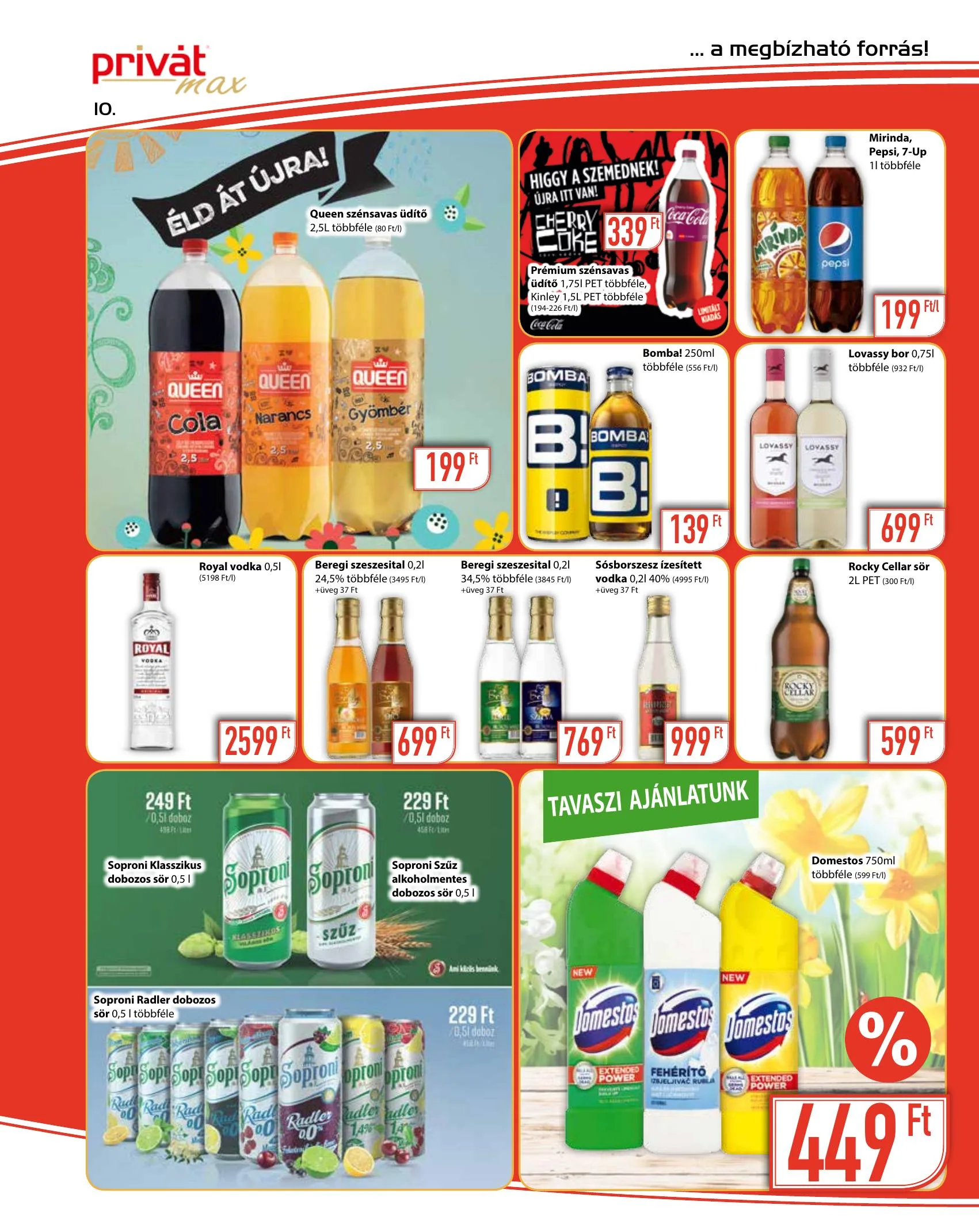 Privát akciós újság Max 04.14–04.25 – 10. oldal