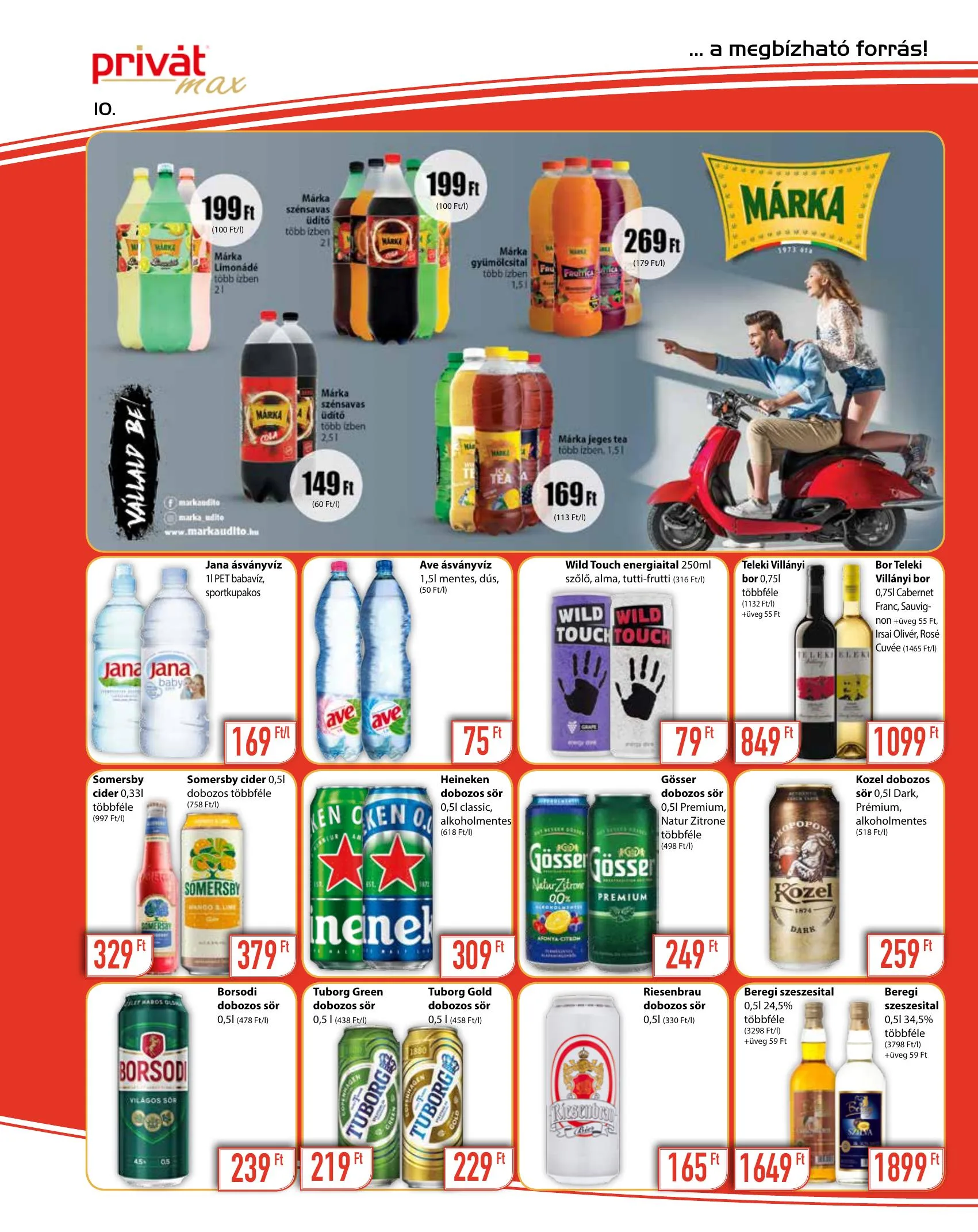 Privát akciós újság Max 04.28–05.09 – 10. oldal