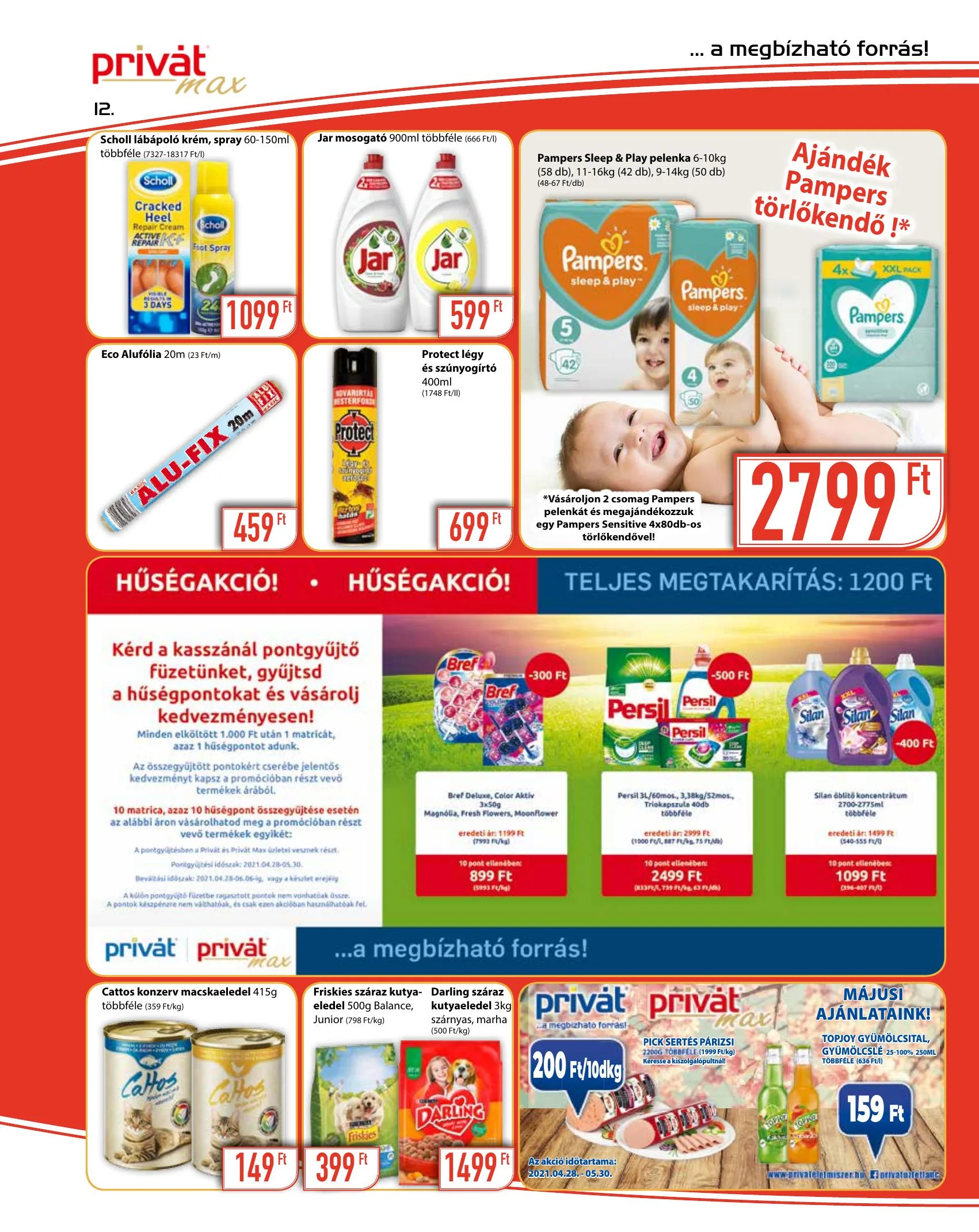 Privát akciós újság Max 04.28–05.09 – 12. oldal