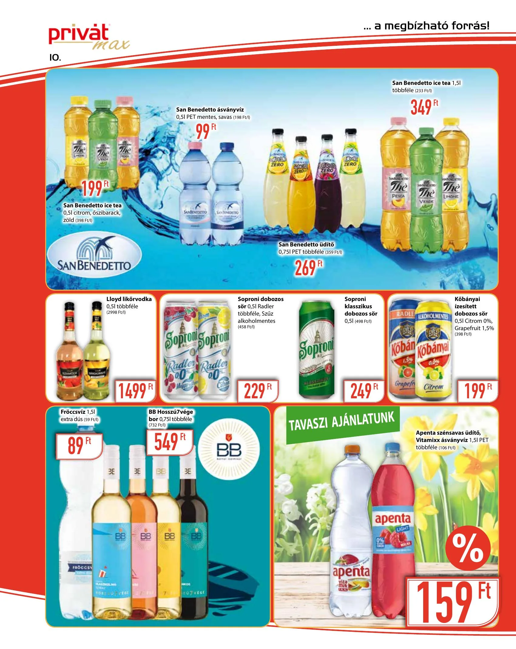 Privát akciós újság Max 05.19–05.30 – 10. oldal