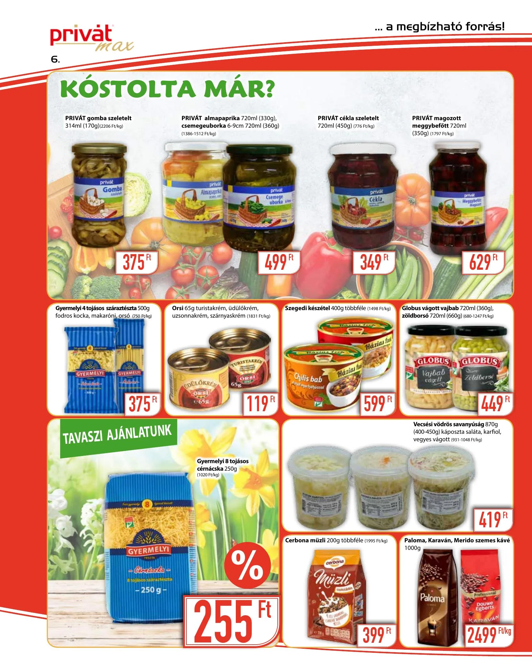 Privát akciós újság Max 05.19–05.30 – 6. oldal