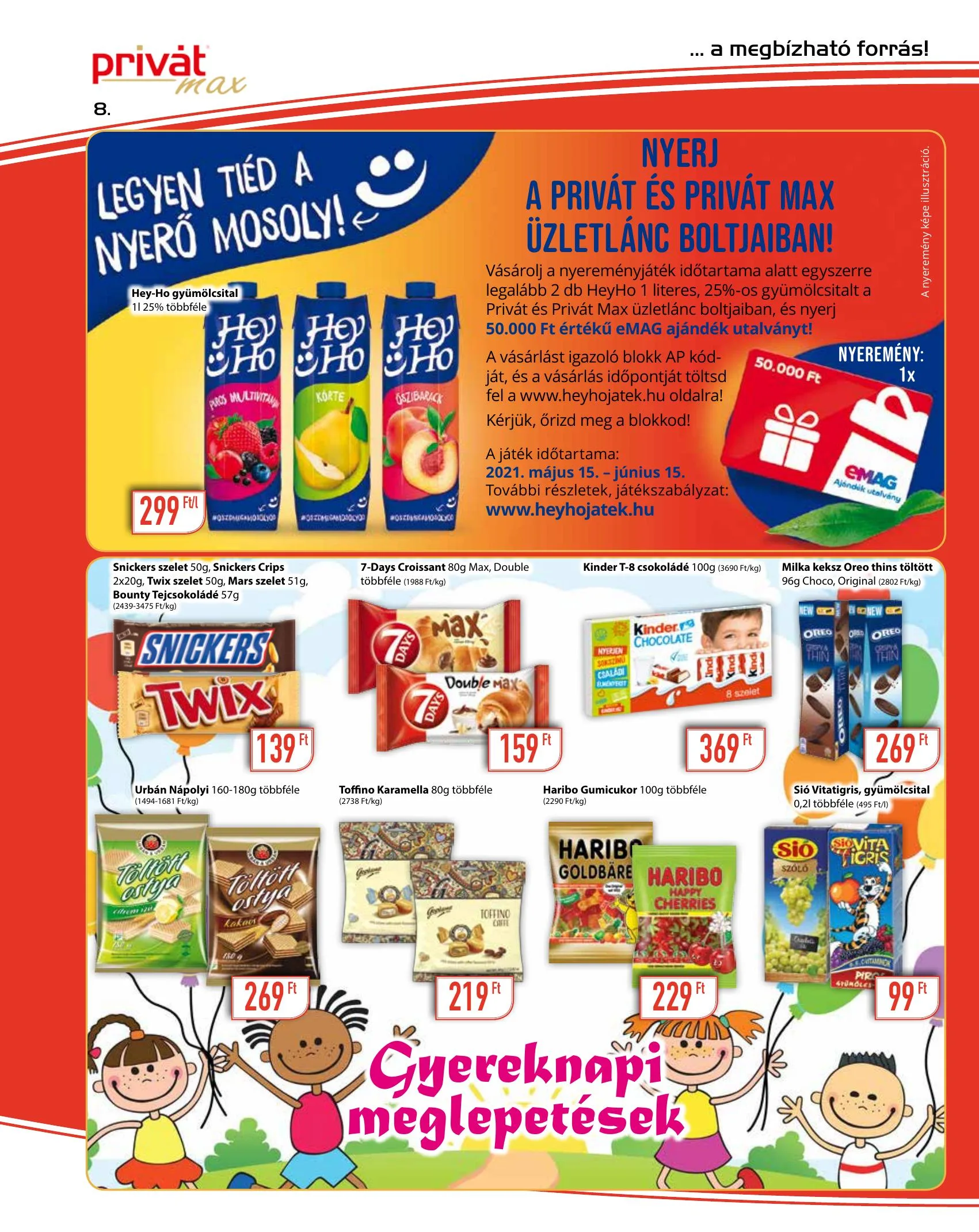 Privát akciós újság Max 05.19–05.30 – 8. oldal