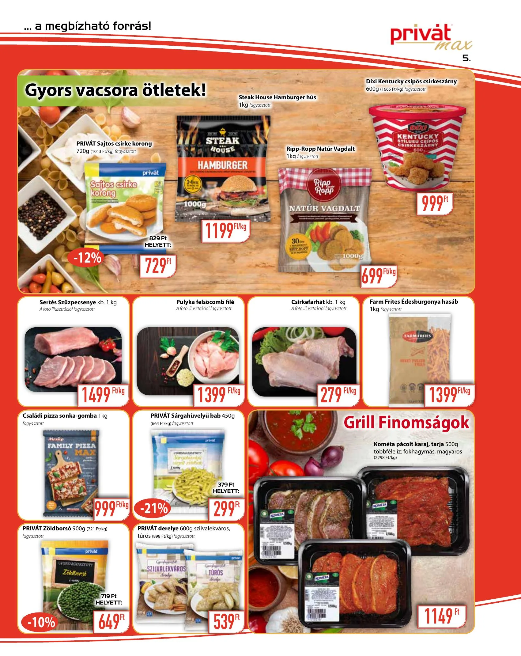 Privát akciós újság Max 08.18–08.28 – 5. oldal