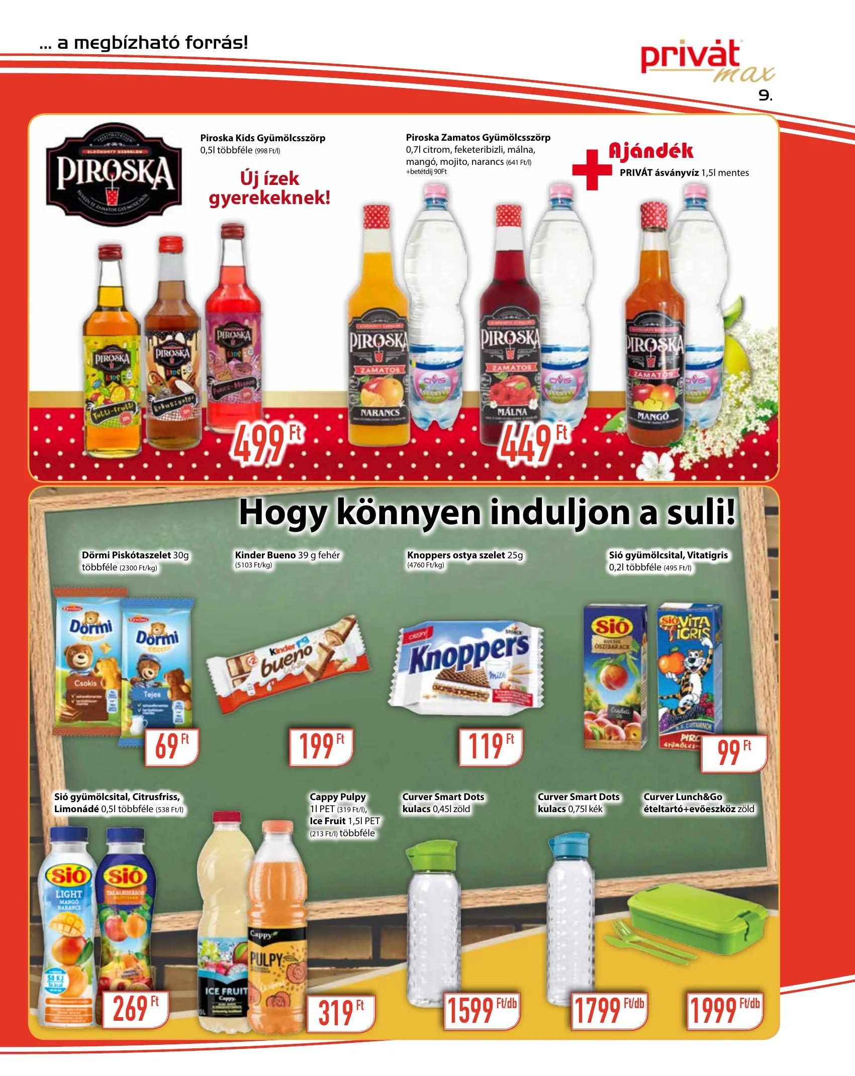 Privát akciós újság Max 08.18–08.28 – 9. oldal