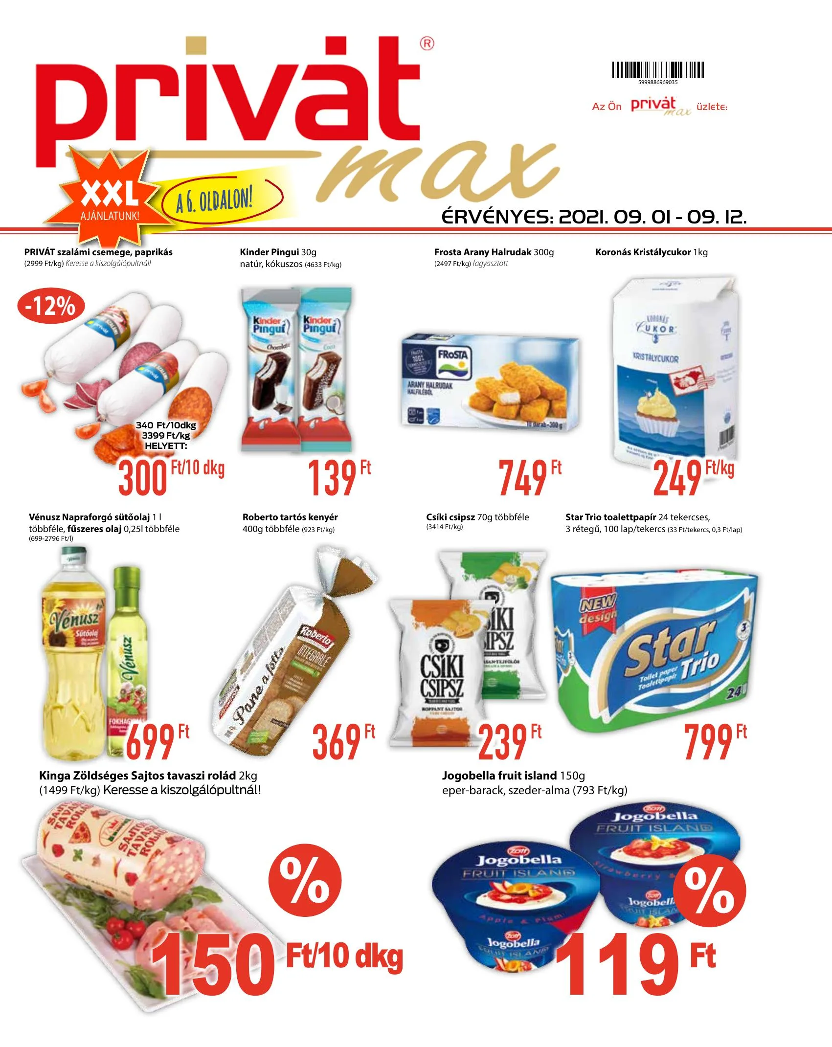 Privát akciós újság Max 09.01–09.12