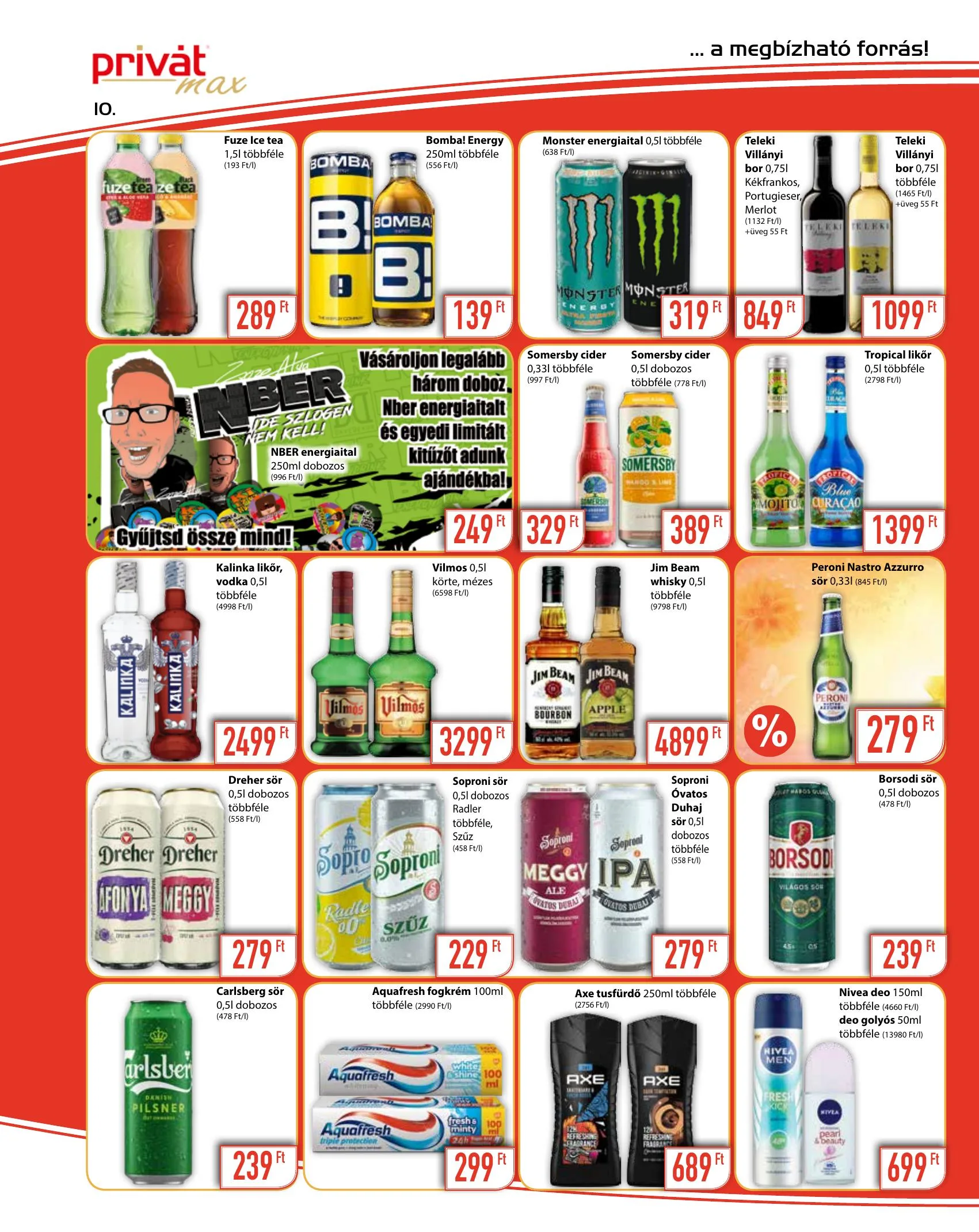 Privát akciós újság Max 09.01–09.12 – 10. oldal