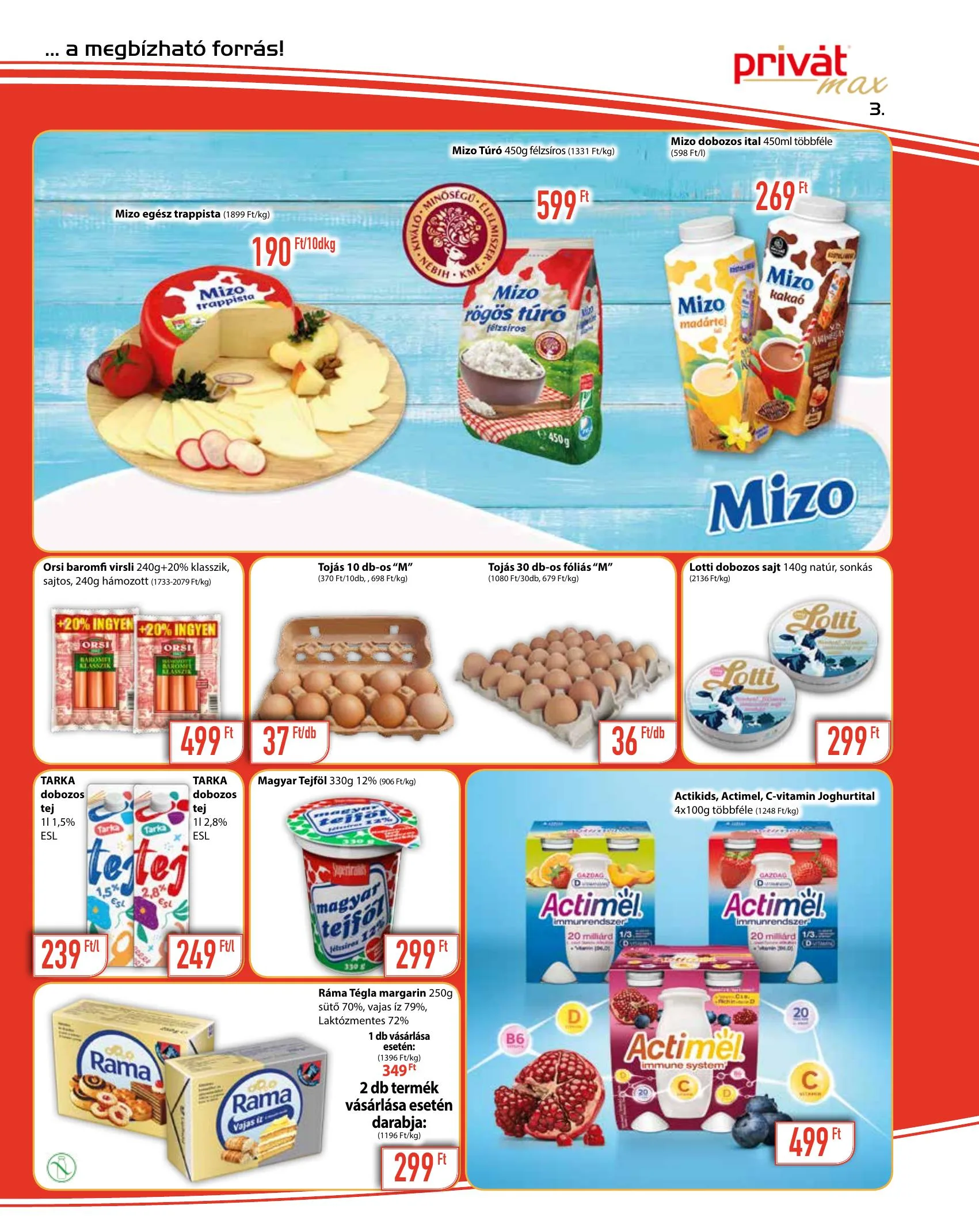 Privát akciós újság Max 09.01–09.12 – 3. oldal