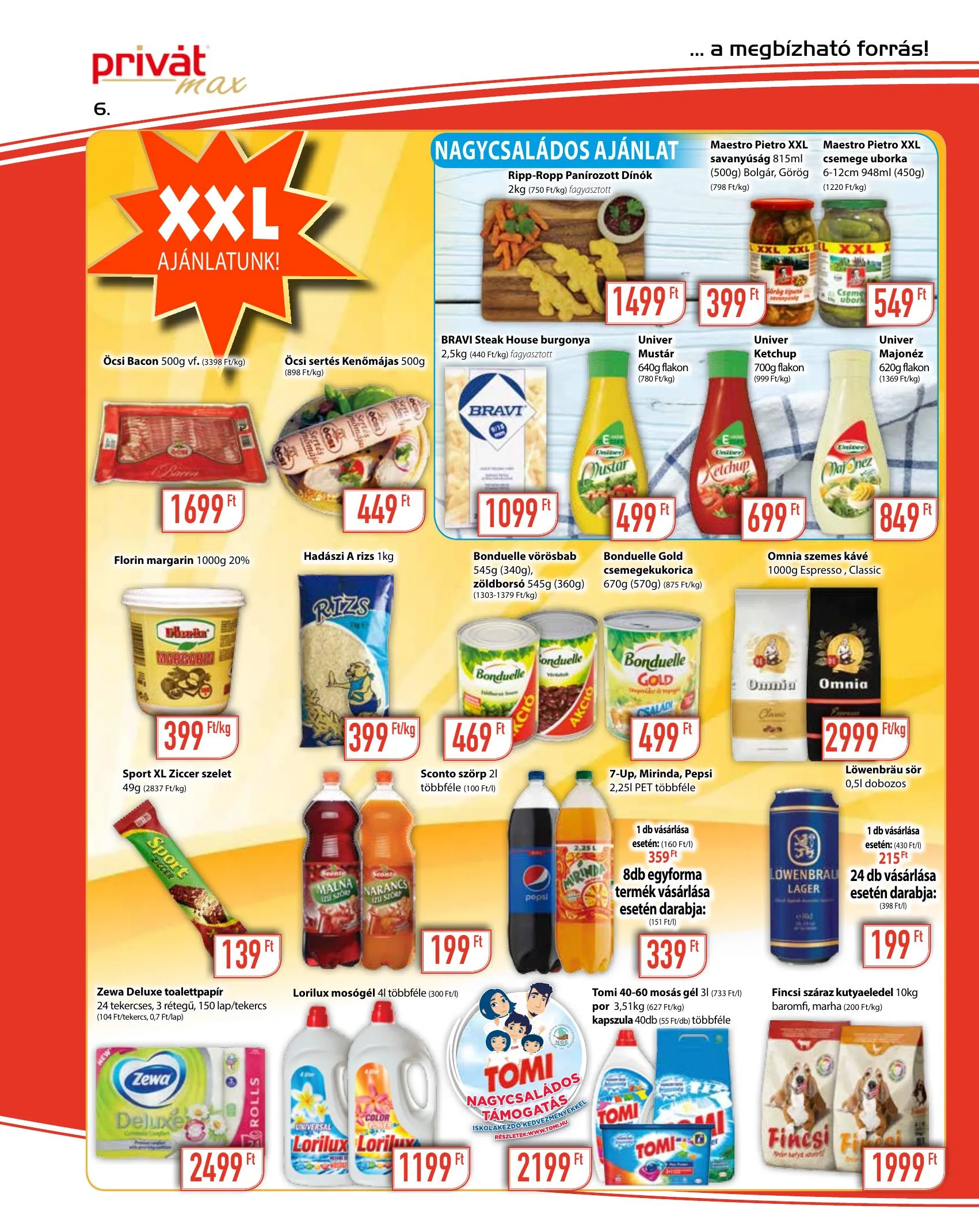 Privát akciós újság Max 09.01–09.12 – 6. oldal