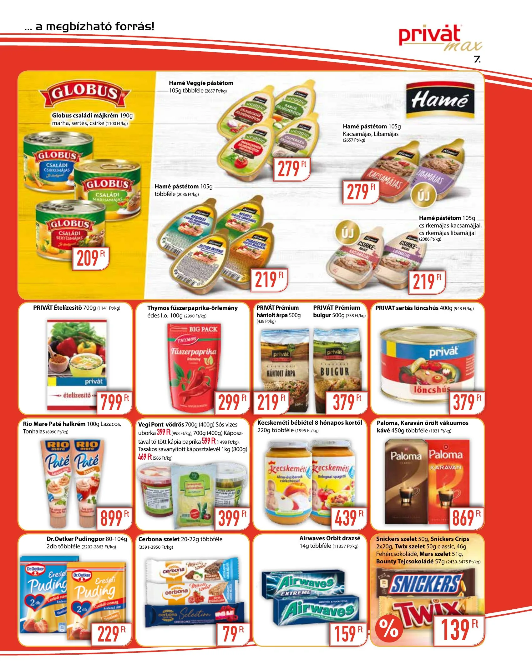 Privát akciós újság Max 09.01–09.12 – 7. oldal