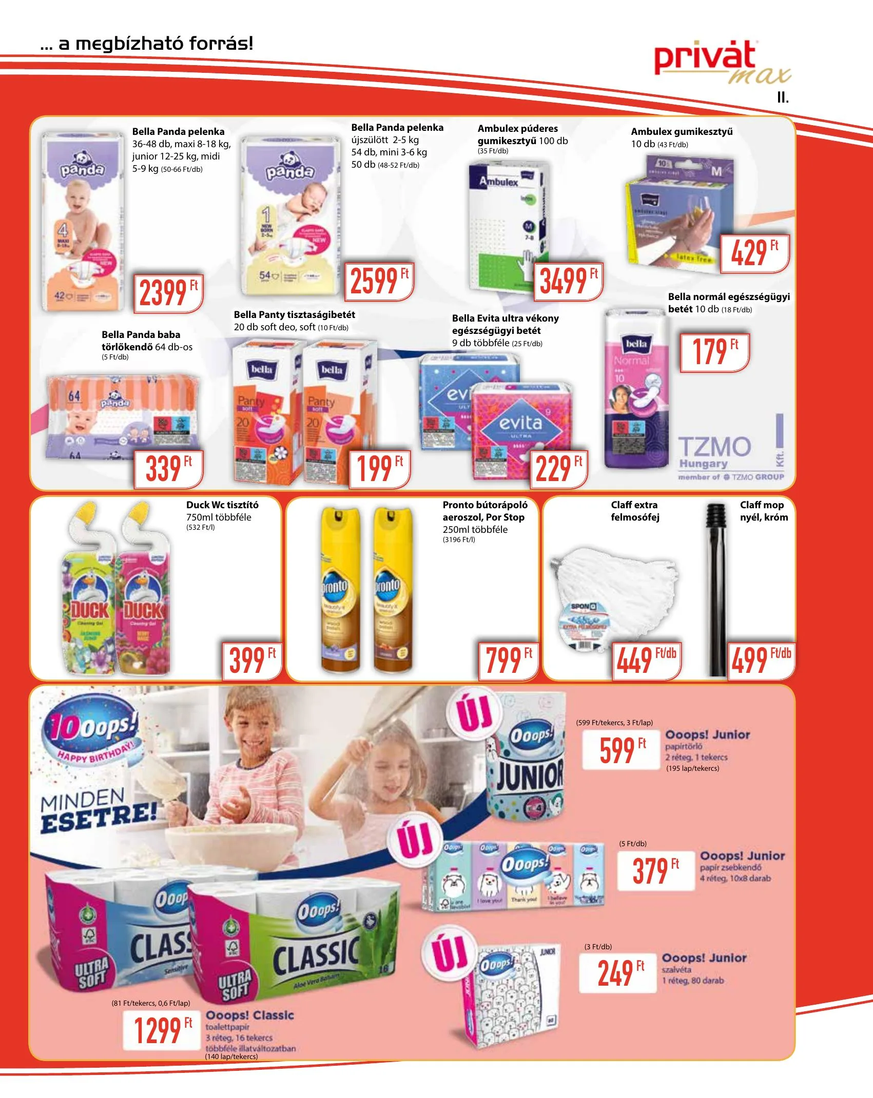 Privát akciós újság Max 09.15–09.26 – 11. oldal