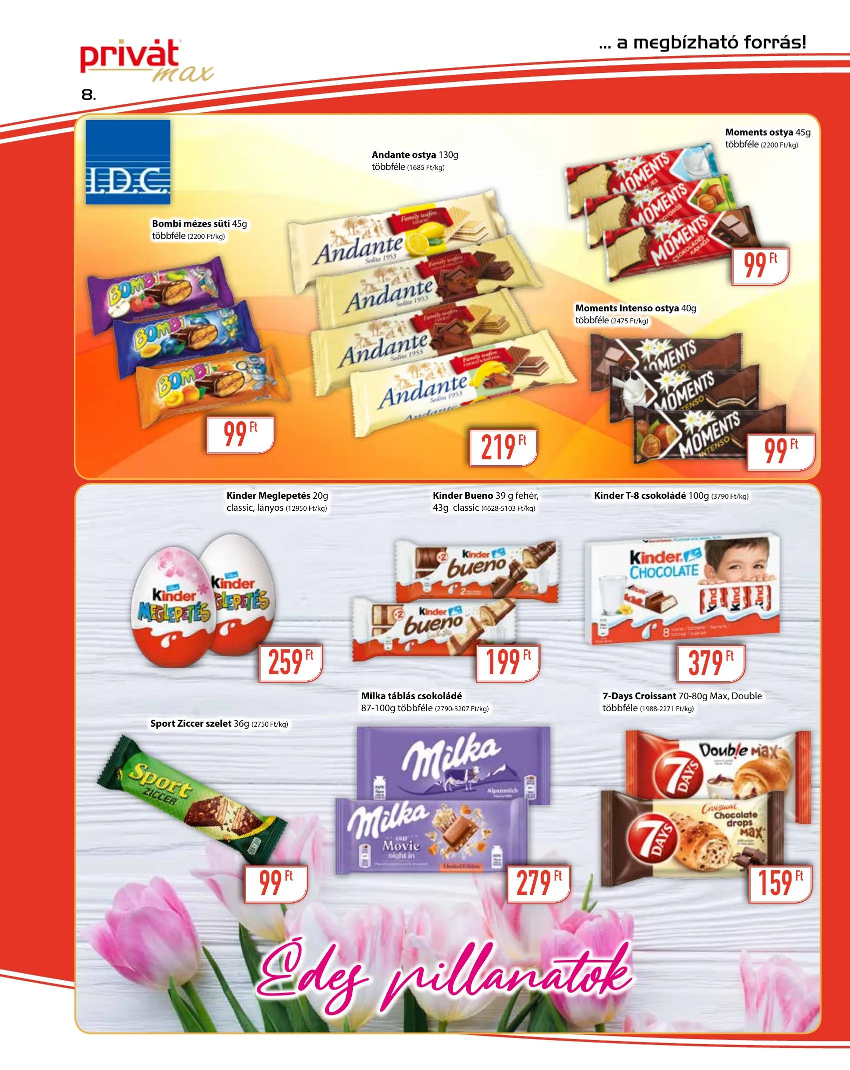 Privát akciós újság Max 09.15–09.26 – 8. oldal