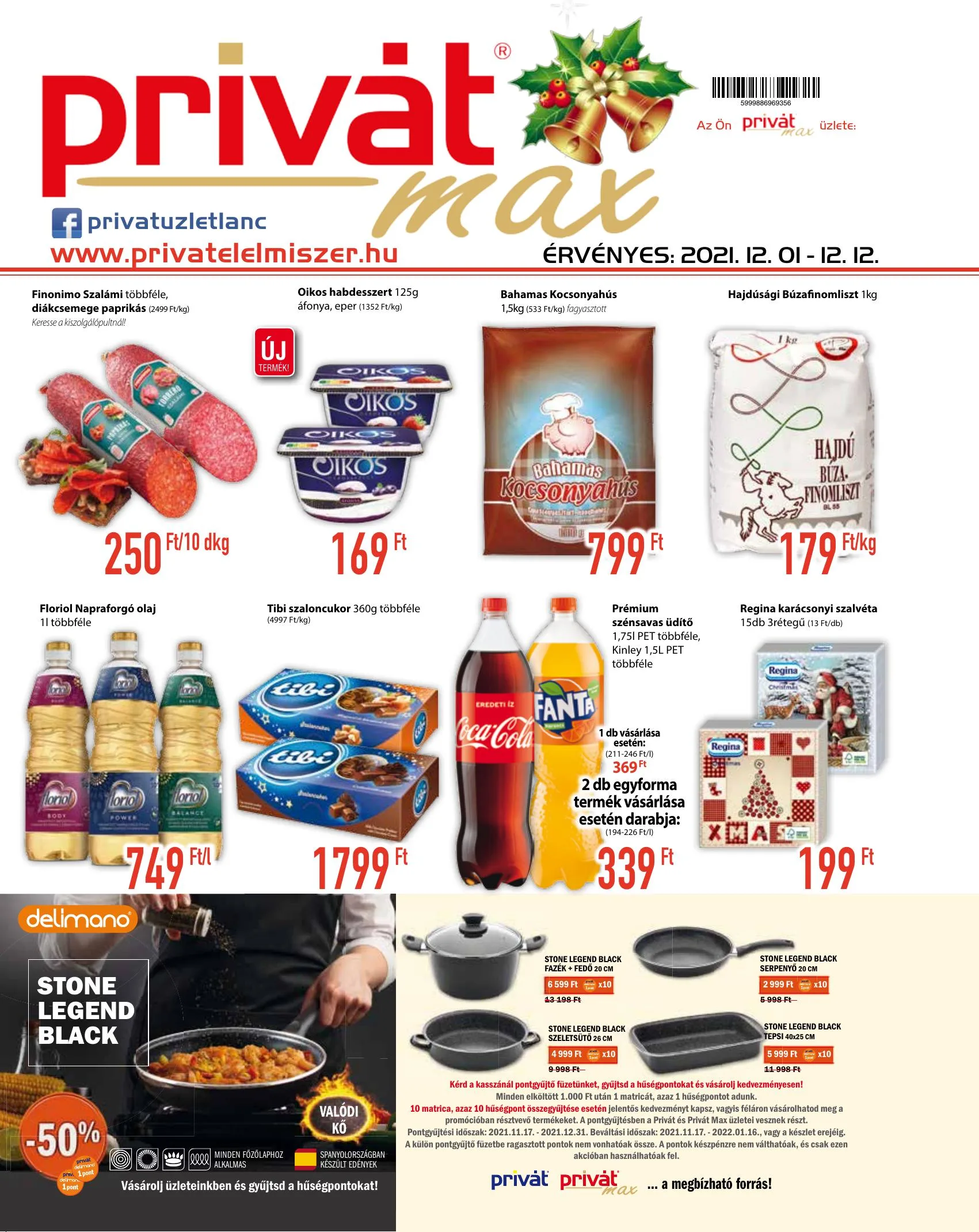 Privát akciós újság Max 12.01–12.12