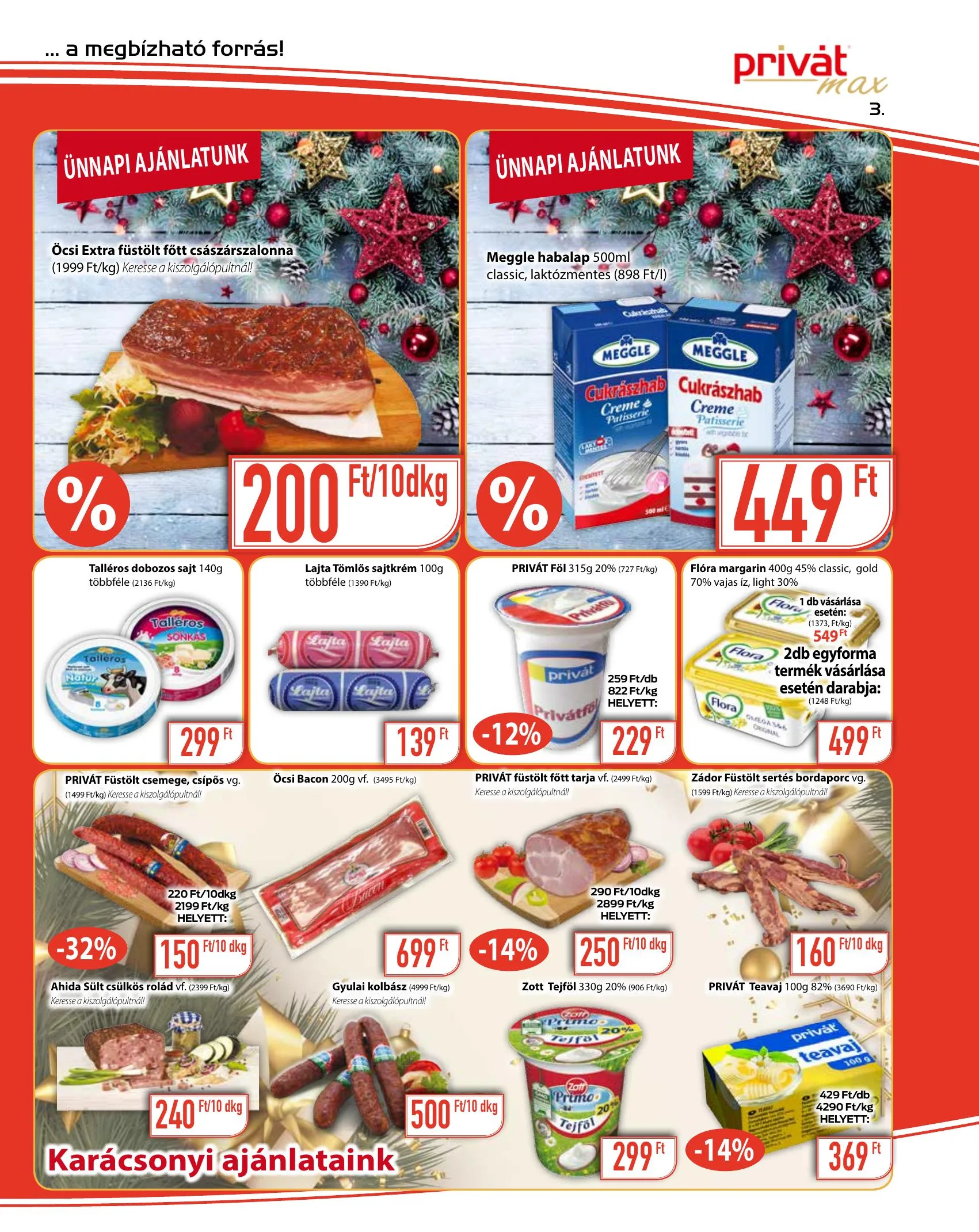 Privát akciós újság Max 12.01–12.12 – 3. oldal