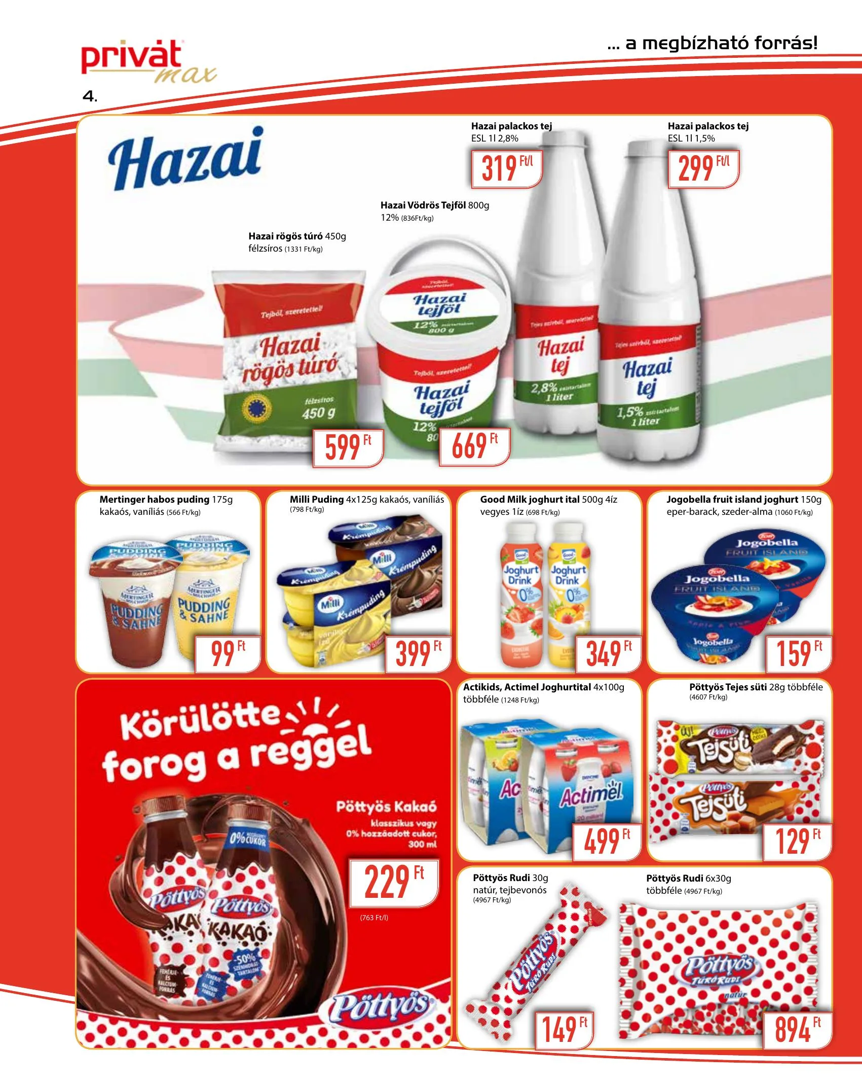 Privát akciós újság Max 12.01–12.12 – 4. oldal
