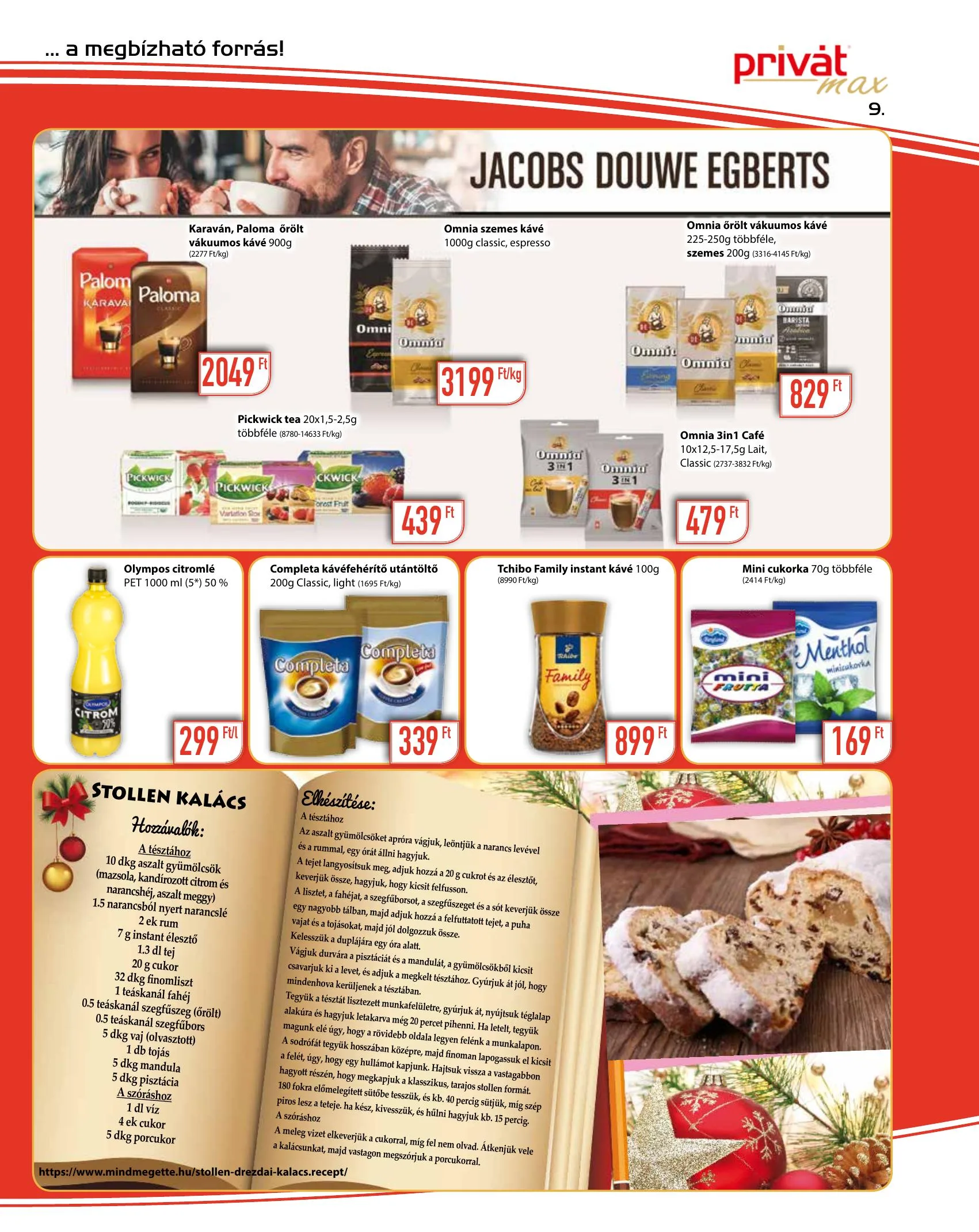 Privát akciós újság Max 12.01–12.12 – 9. oldal