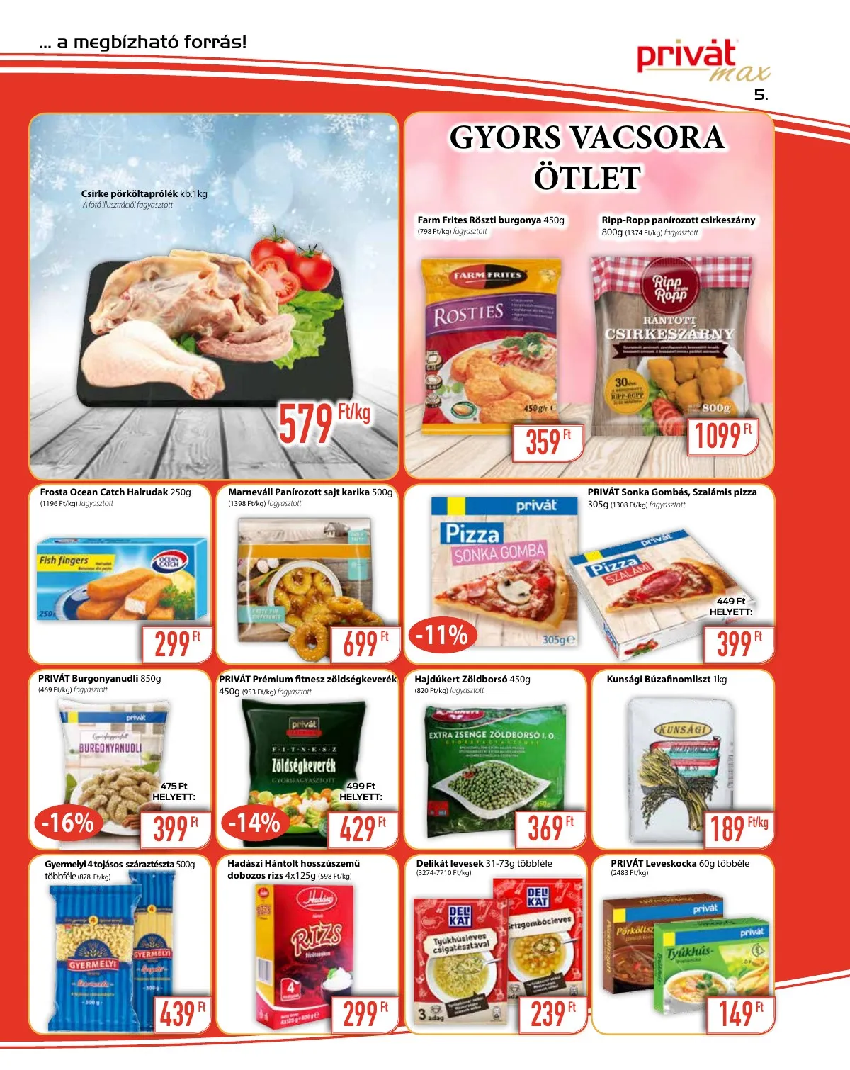 Privát akciós újság Max 01.05–01.05 – 5. oldal