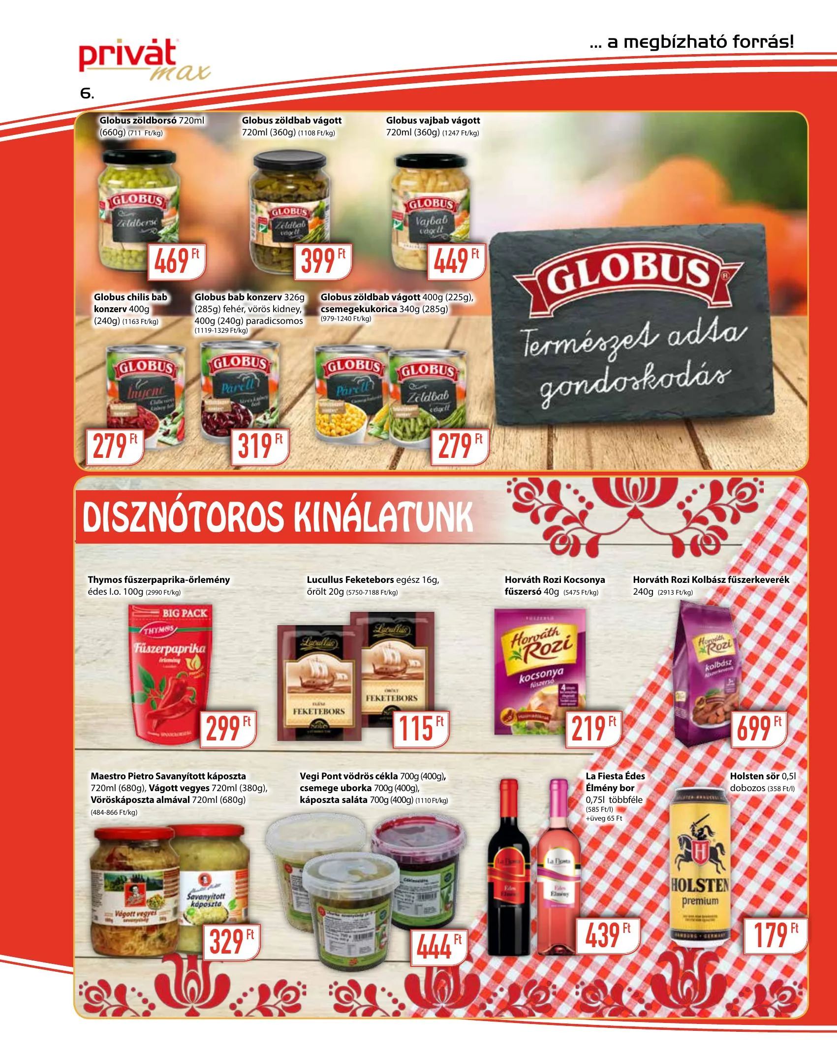 Privát akciós újság Max 01.05–01.16 – 6. oldal