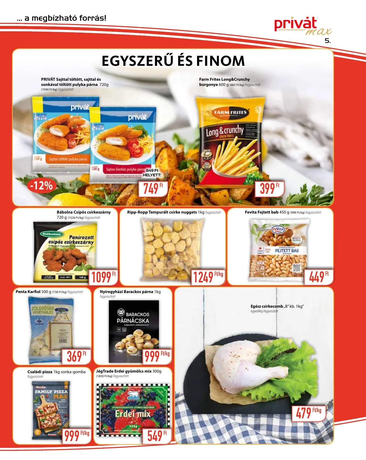 Privát akciós újság Max 01.19–01.19 – 5. oldal