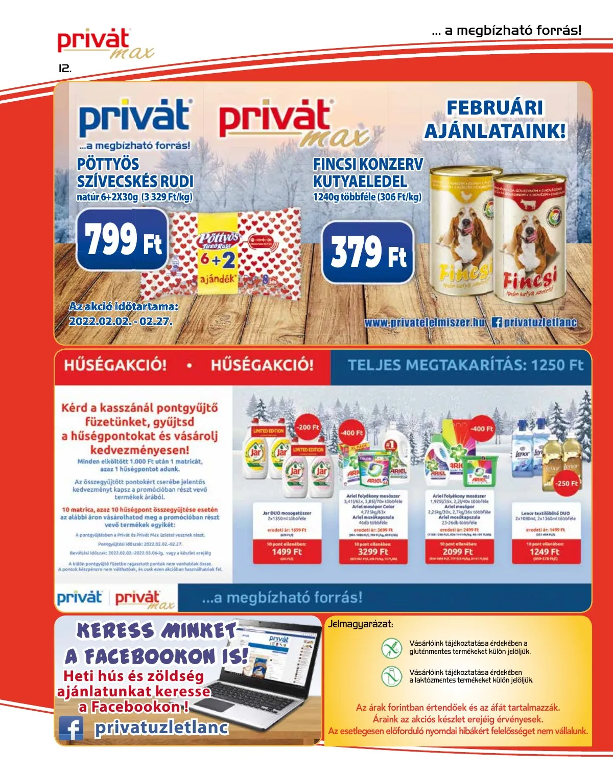 Privát akciós újság Max 02.16–02.27 – 12. oldal