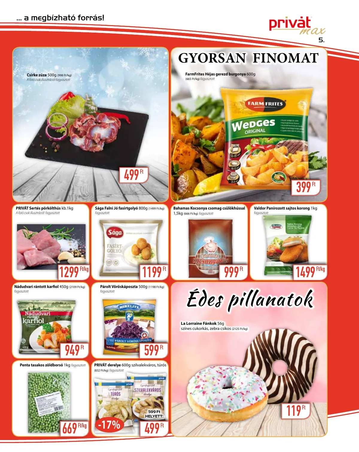 Privát akciós újság Max 02.16–02.27 – 5. oldal