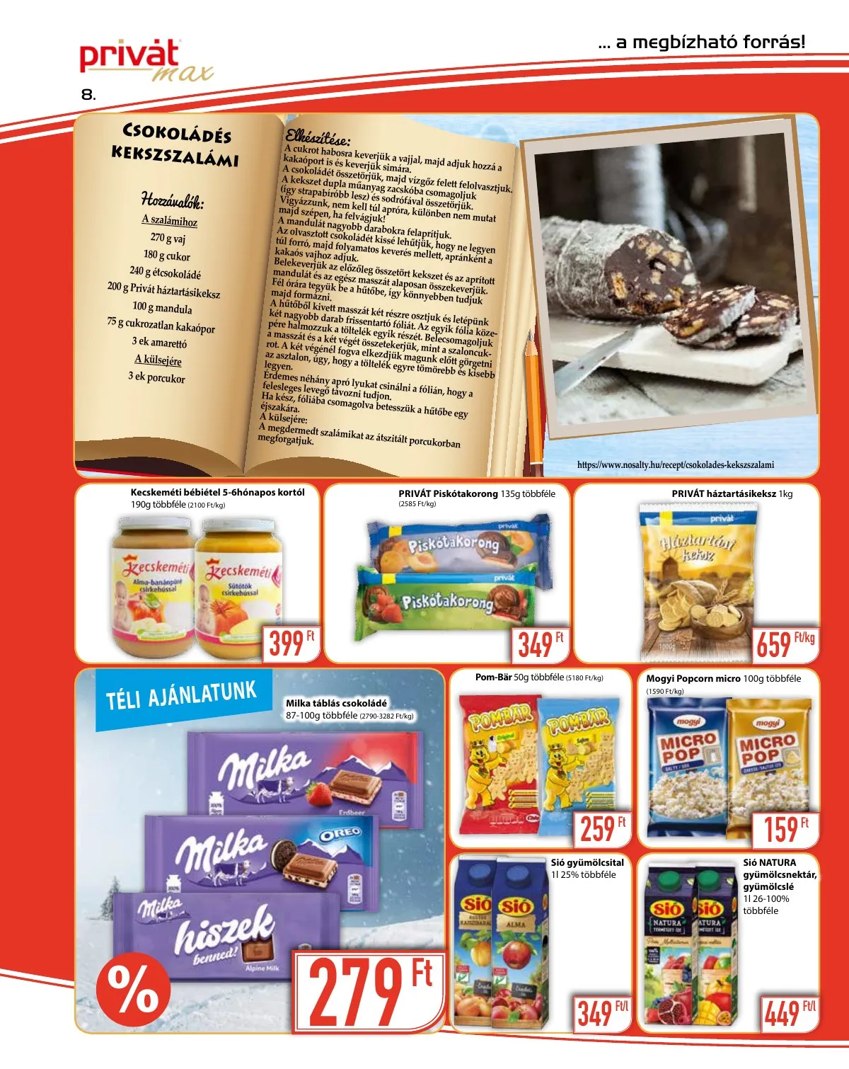 Privát akciós újság Max 02.16–02.27 – 8. oldal