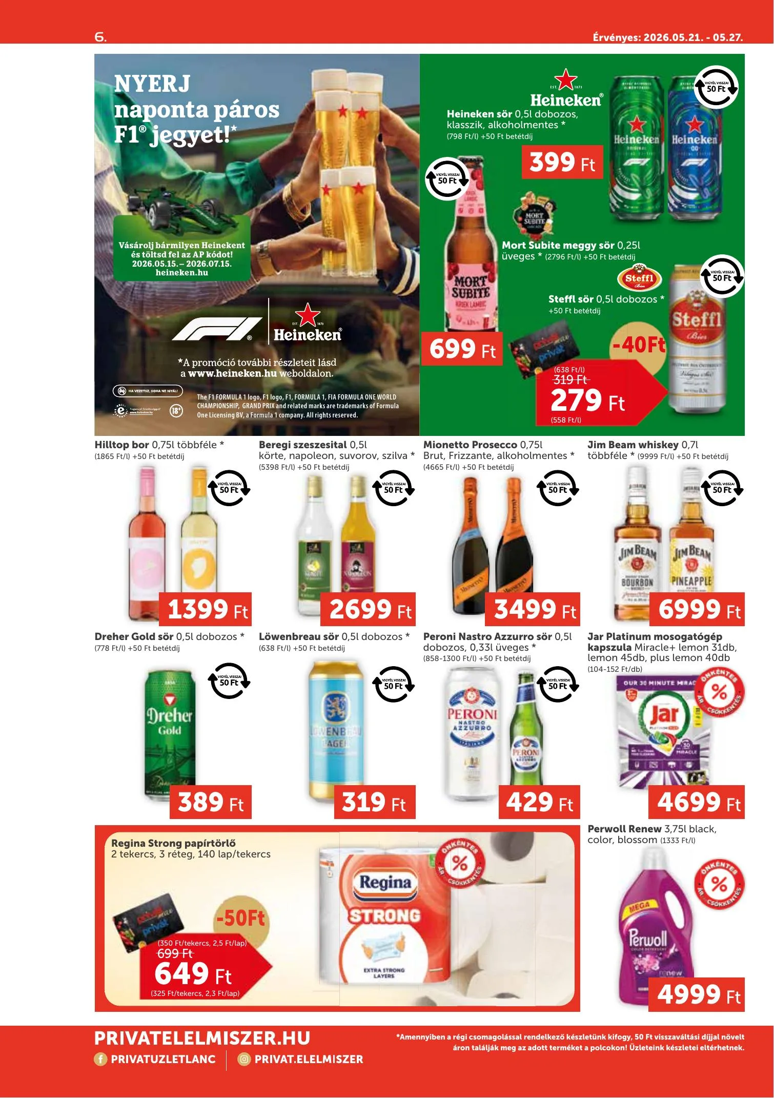 Privát akciós újság Max 05.21–05.27 – 6. oldal