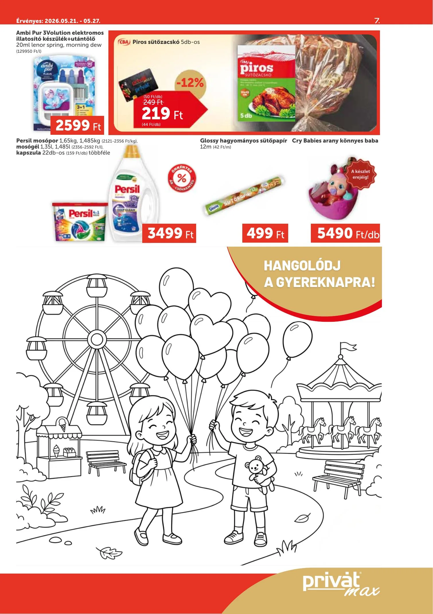 Privát akciós újság Max 05.21–05.27 – 7. oldal