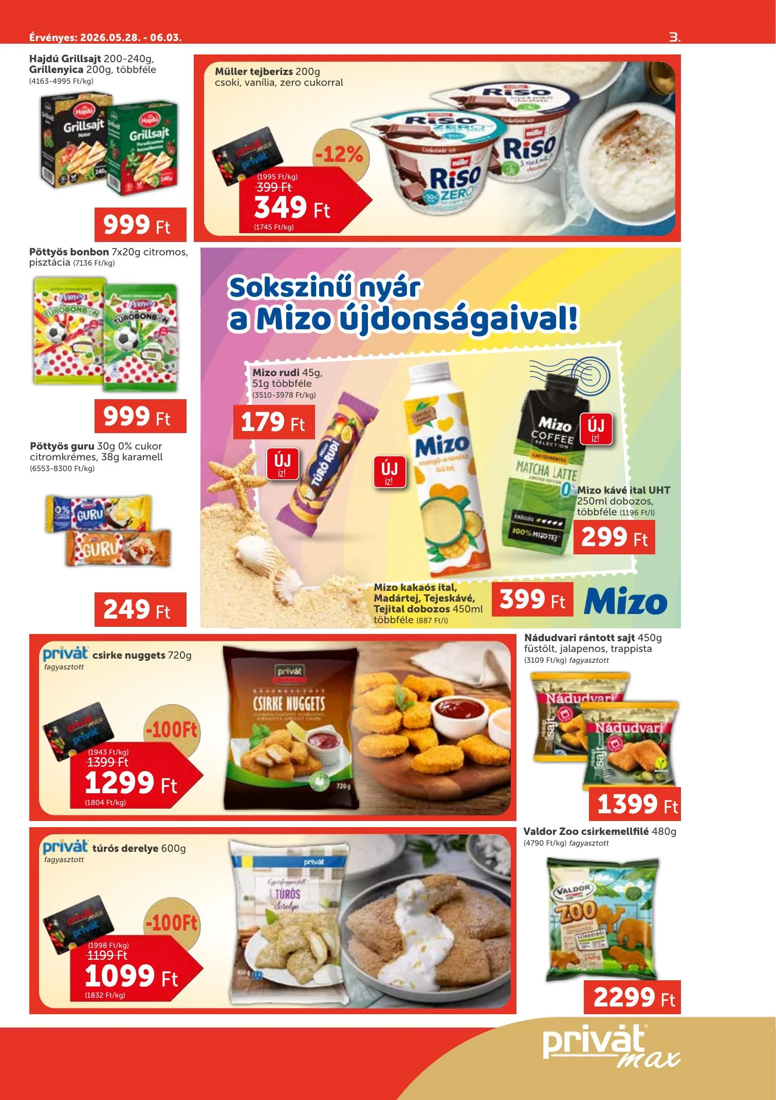 Privát akciós újság Max 05.28–06.03 – 3. oldal