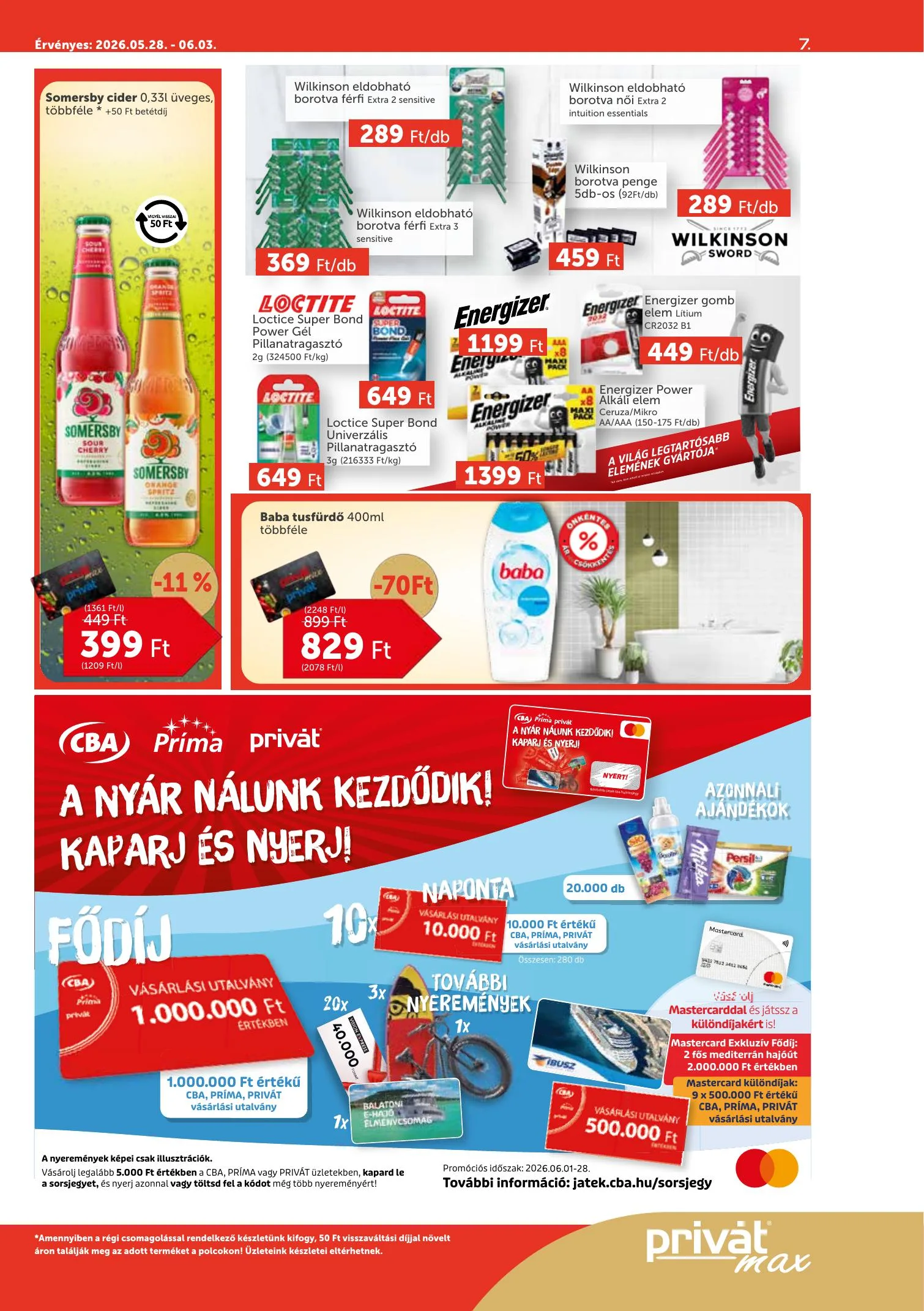 Privát akciós újság Max 05.28–06.03 – 7. oldal