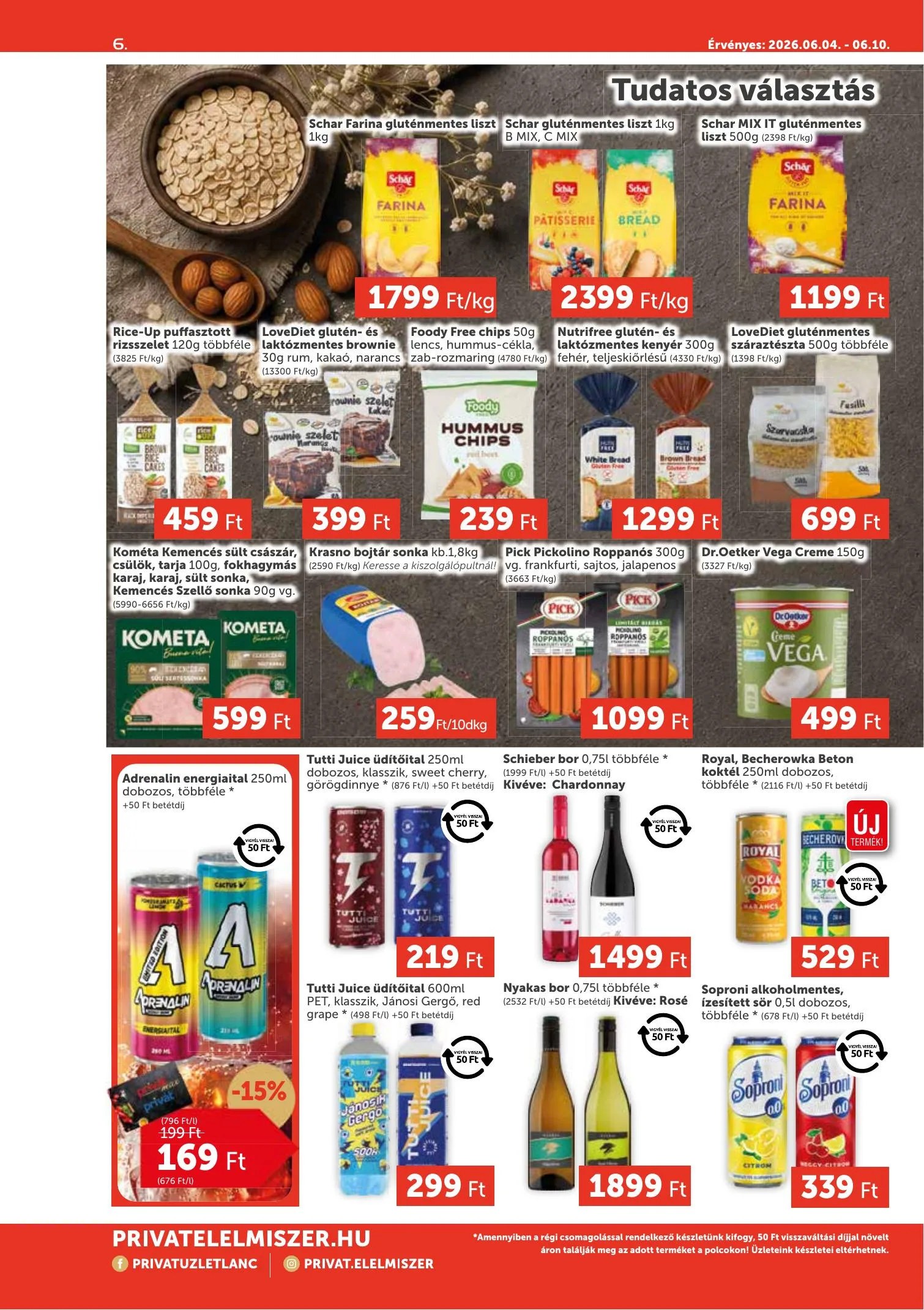 Privát akciós újság Max 06.04–06.10 – 6. oldal
