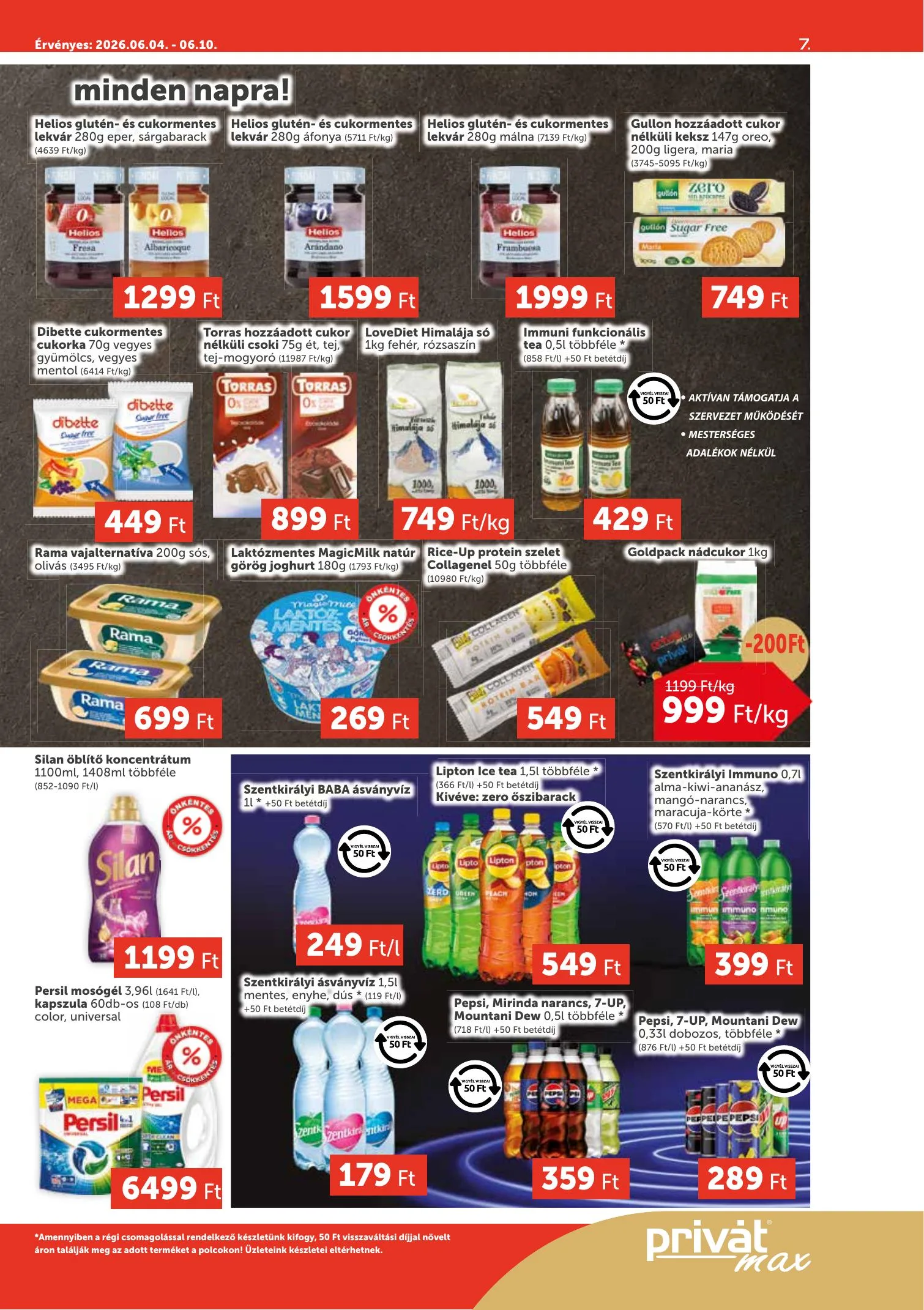 Privát akciós újság Max 06.04–06.10 – 7. oldal