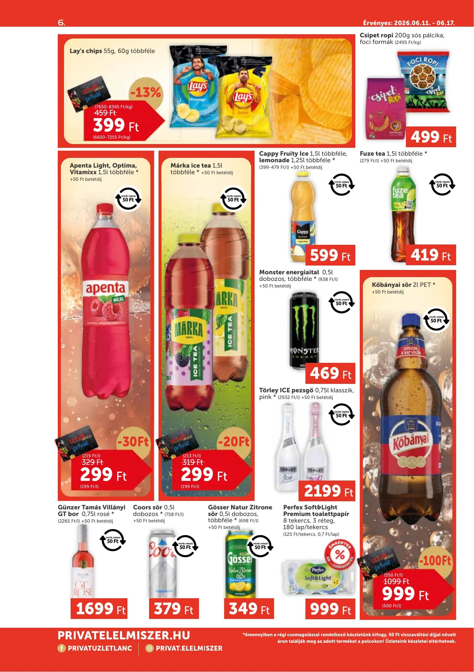 Privát akciós újság Max 06.11–06.17 – 6. oldal