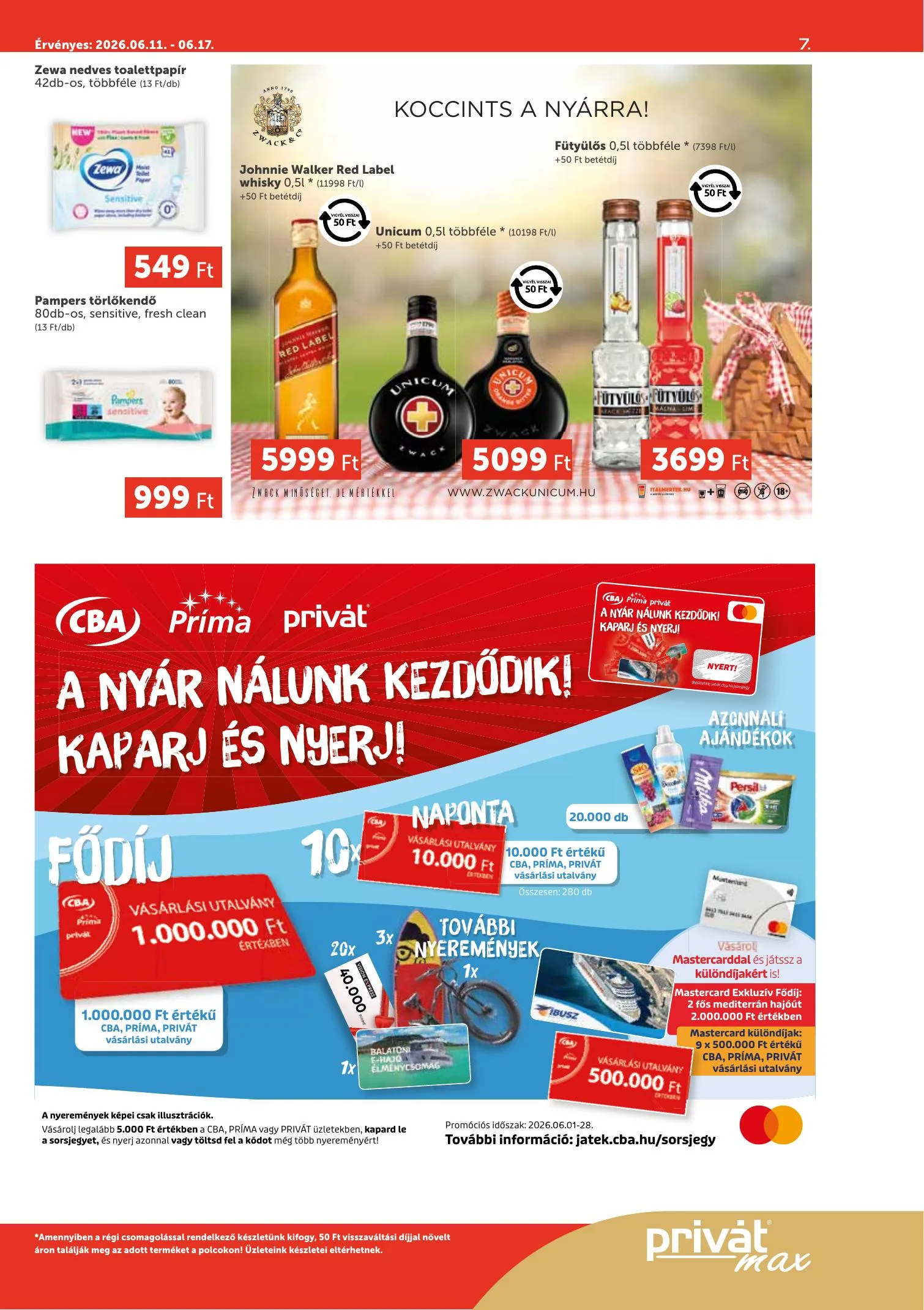 Privát akciós újság Max 06.11–06.17 – 7. oldal