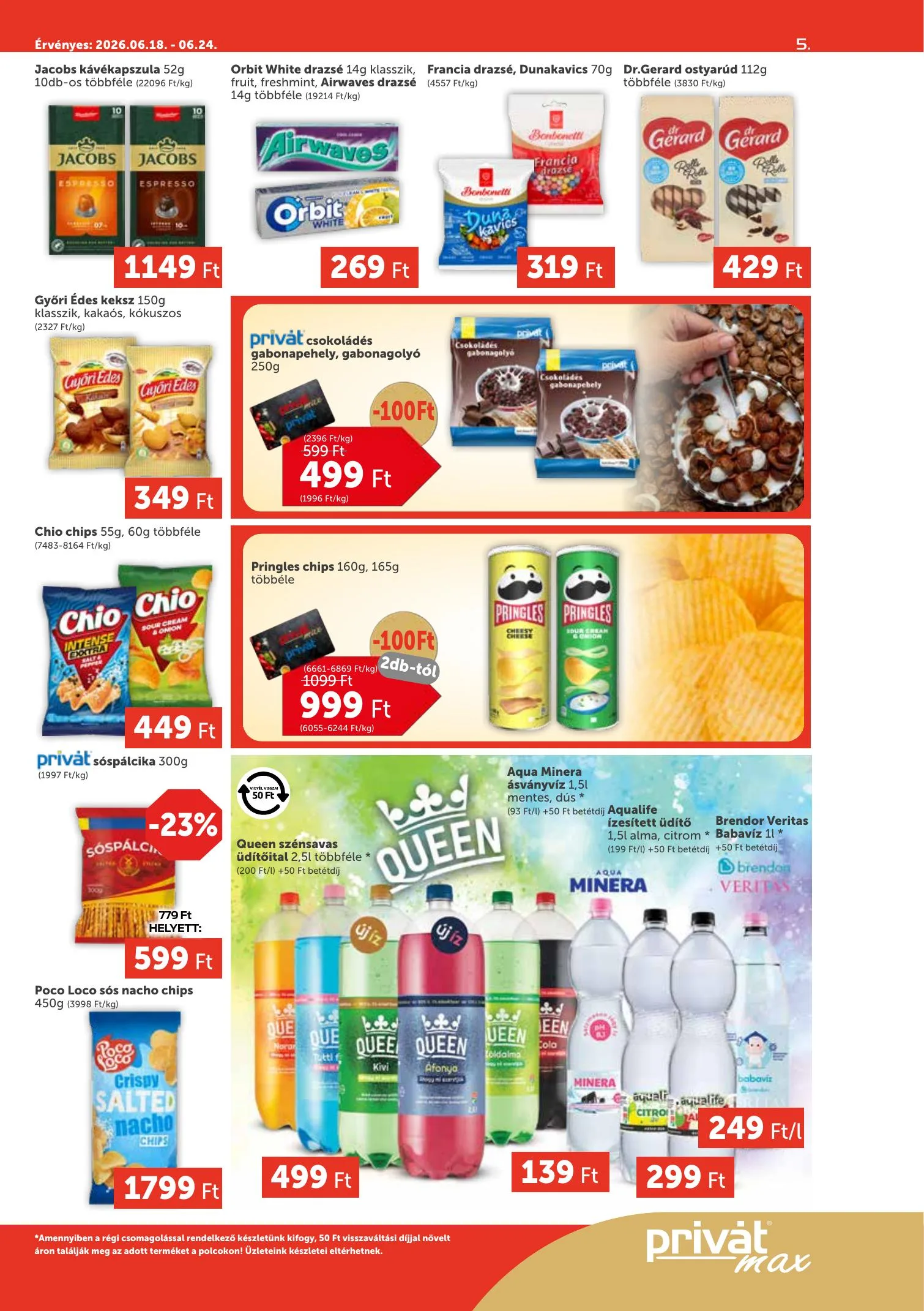 Privát akciós újság Max 06.18–06.24 – 5. oldal
