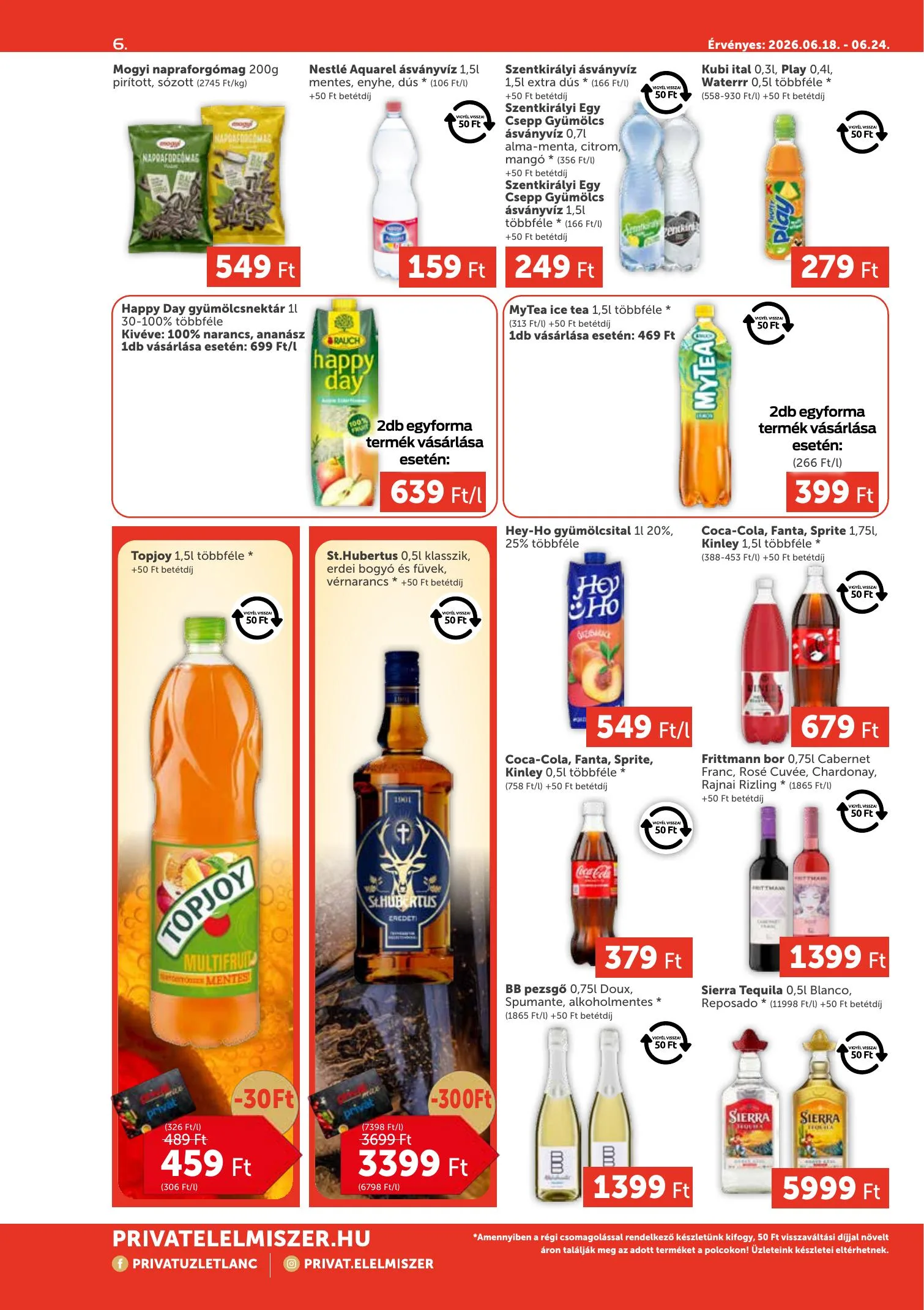 Privát akciós újság Max 06.18–06.24 – 6. oldal