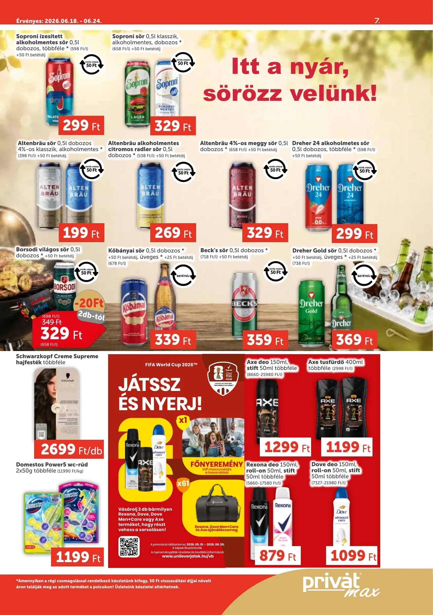 Privát akciós újság Max 06.18–06.24 – 7. oldal