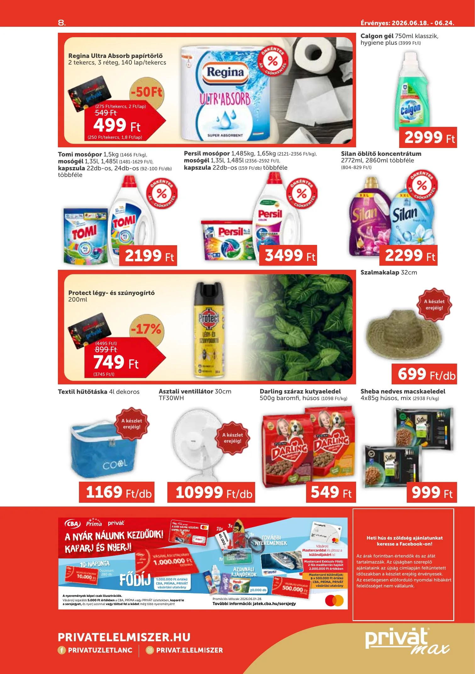 Privát akciós újság Max 06.18–06.24 – 8. oldal