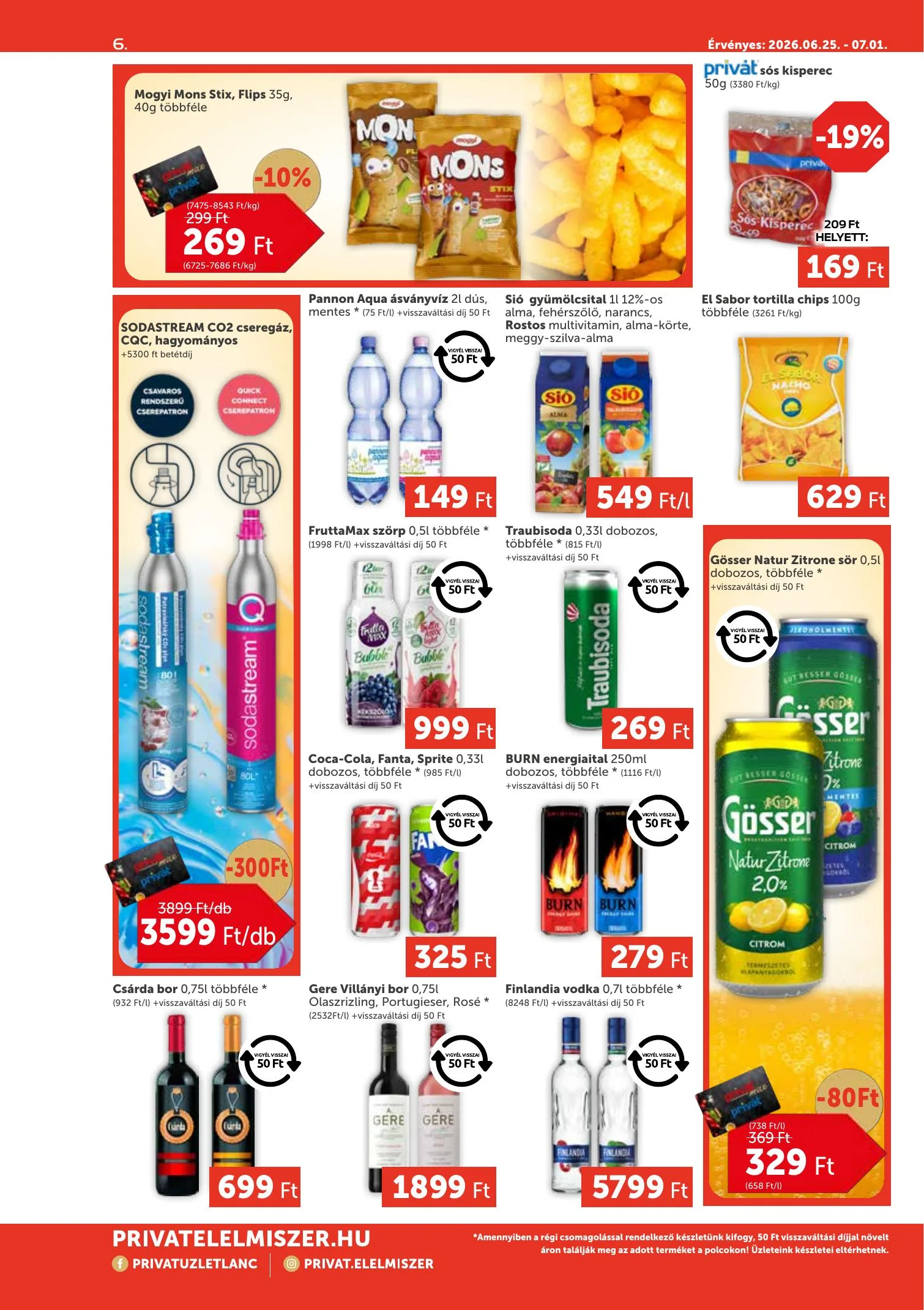 Privát akciós újság Max 06.25–07.01 – 6. oldal