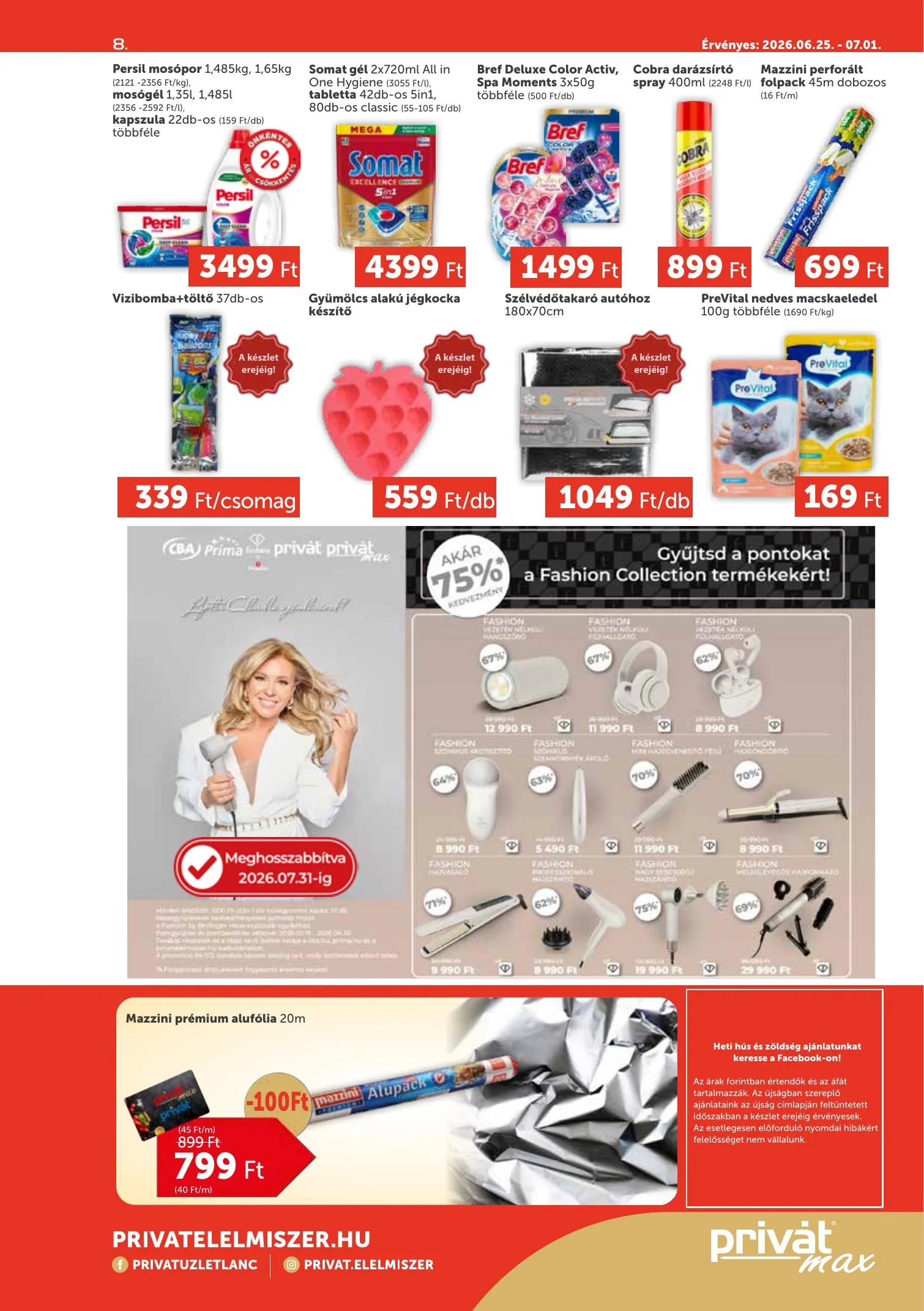 Privát akciós újság Max 06.25–07.01 – 8. oldal