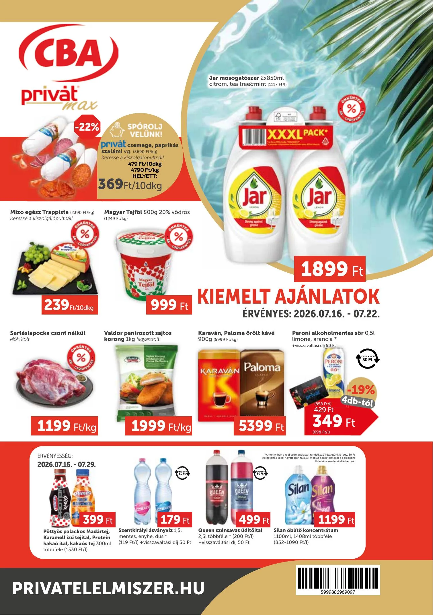 Privát akciós újság Max 07.16–07.22