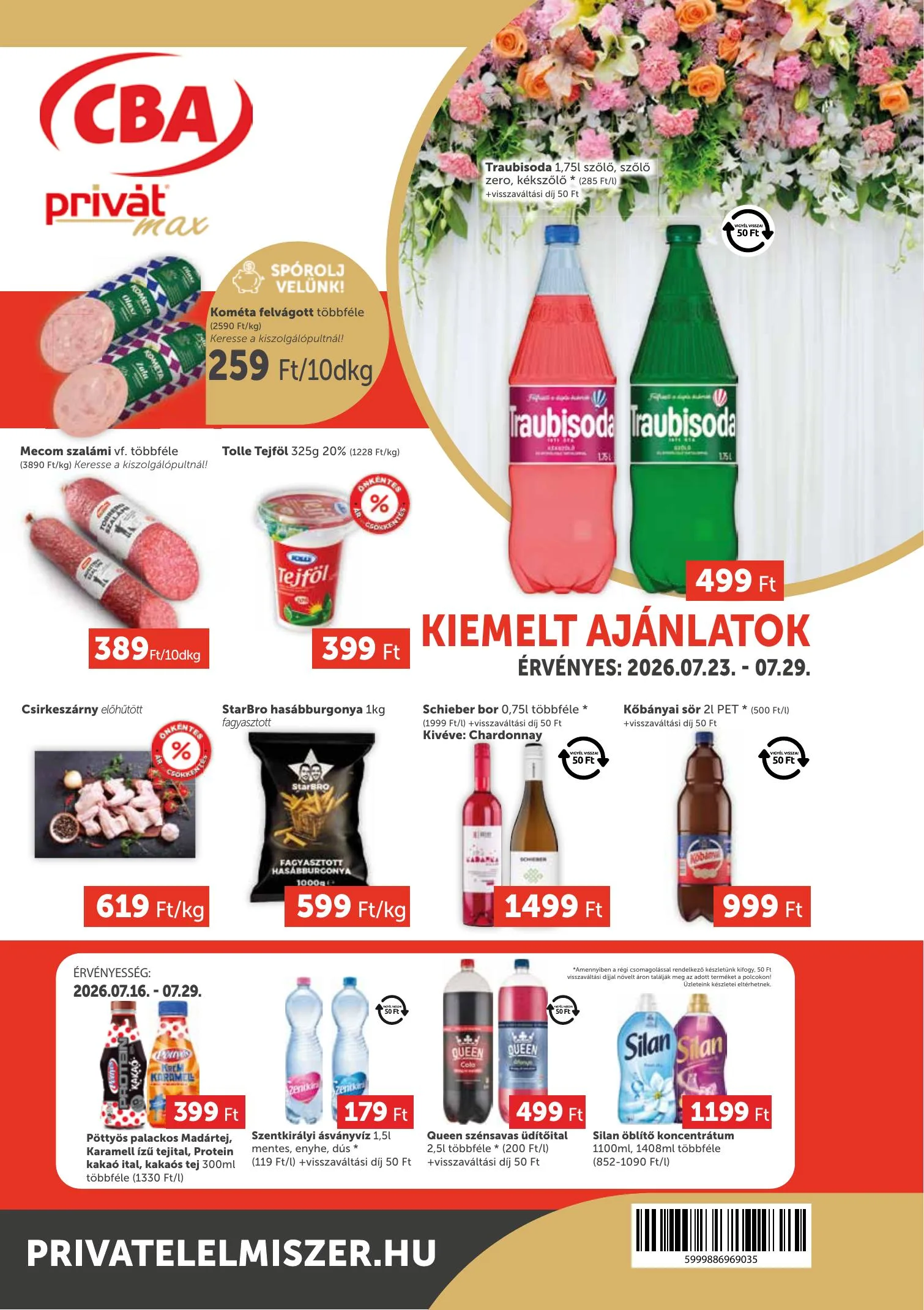 Privát akciós újság Max 07.23–07.29