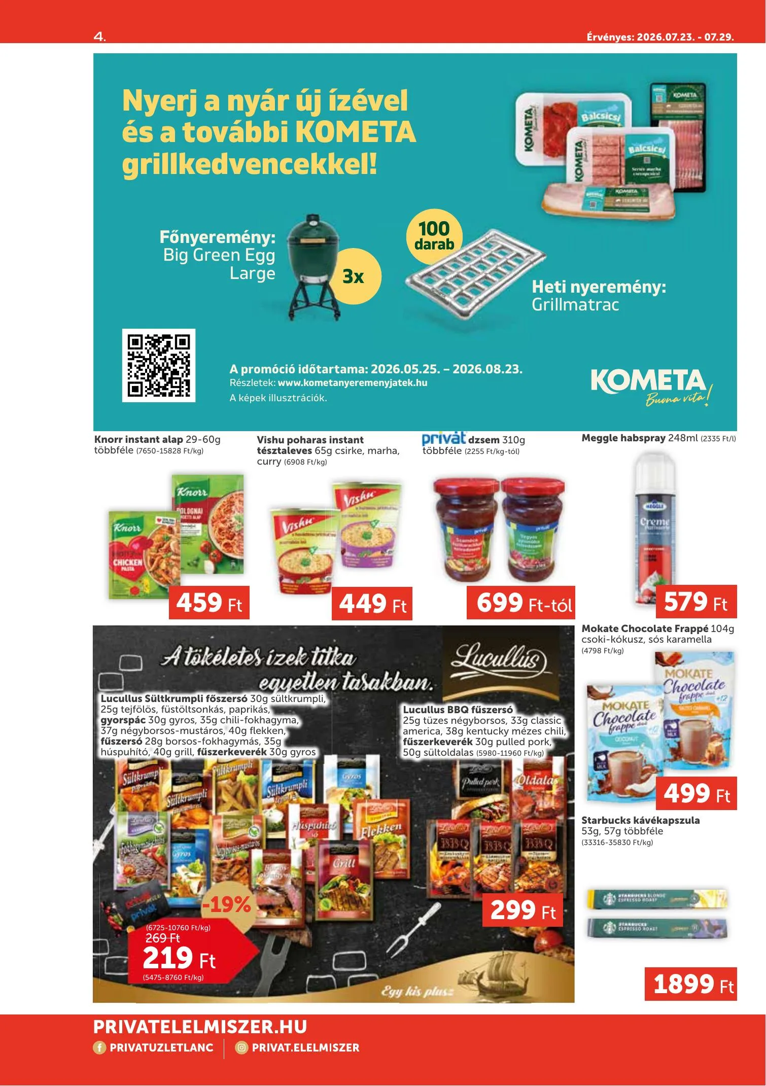 Privát akciós újság Max 07.23–07.29 – 4. oldal