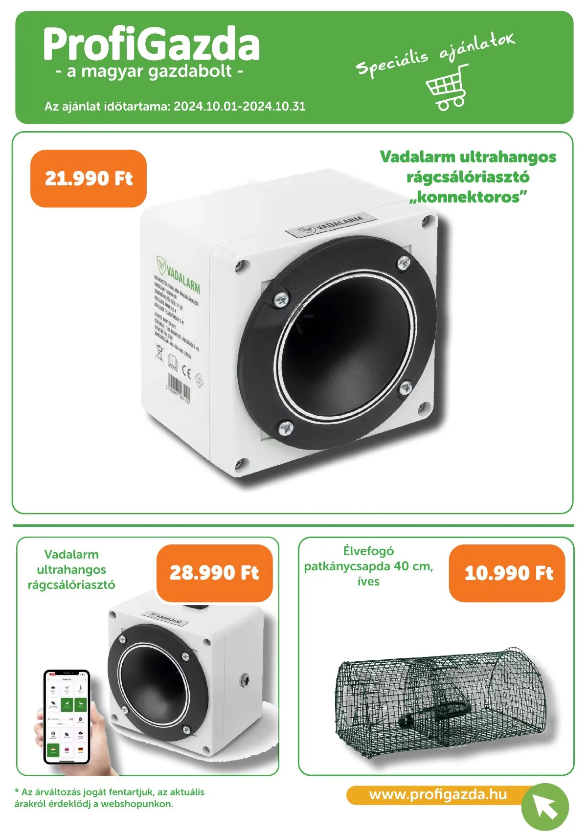 Profigazda akciós újság 10.01–10.31
