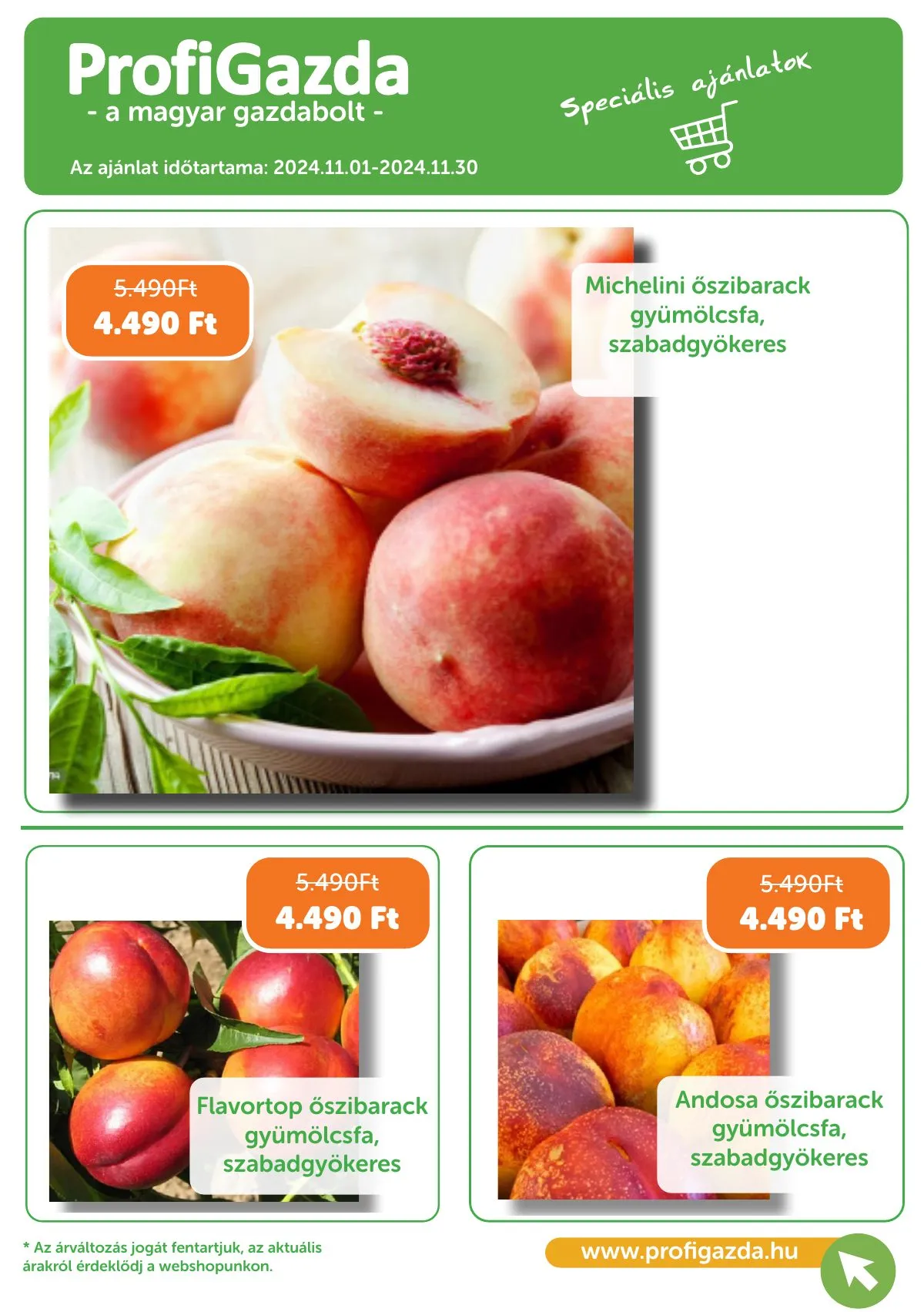 Profigazda akciós újság 11.01–11.30