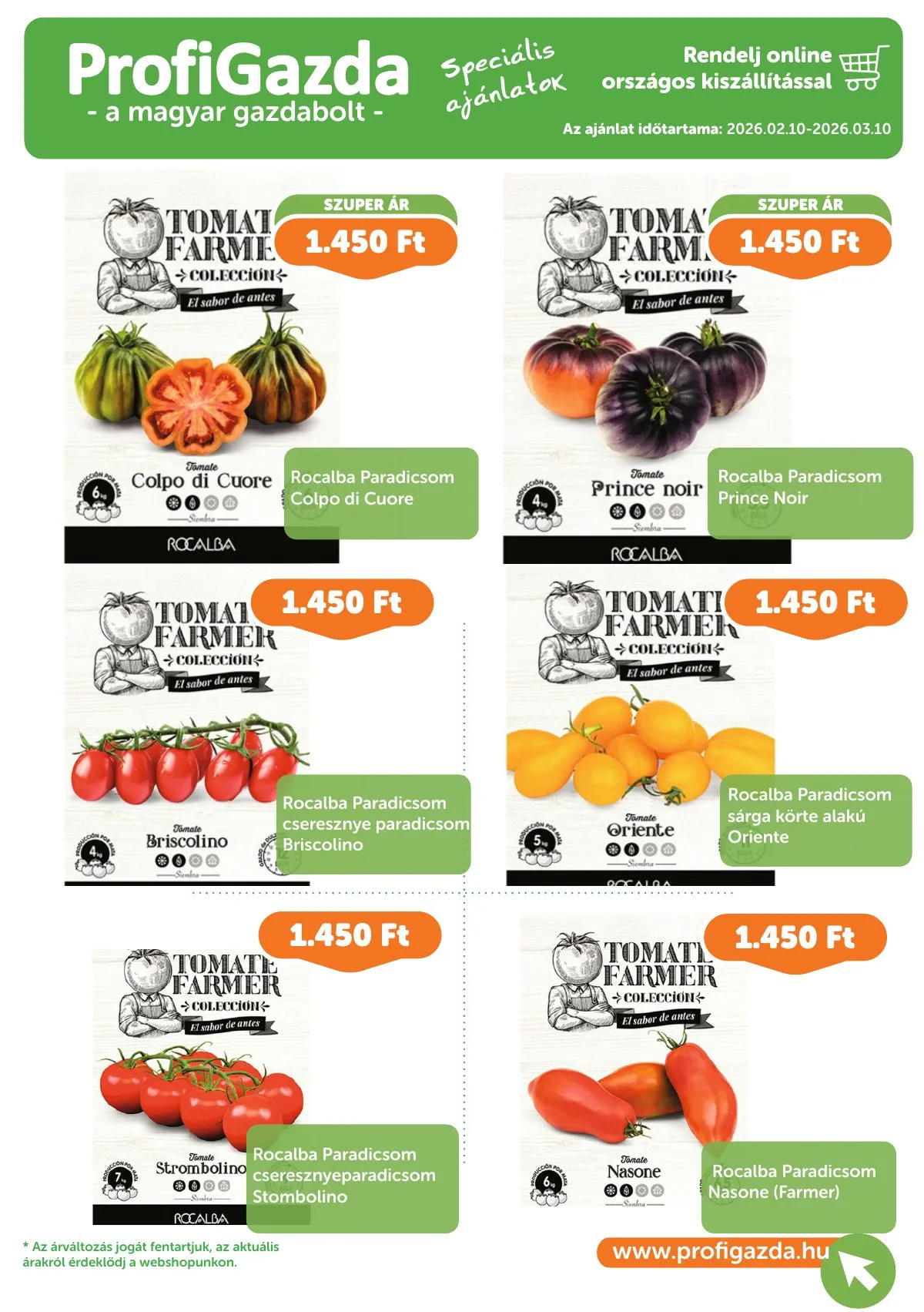 Profigazda akciós újság 02.10–03.10