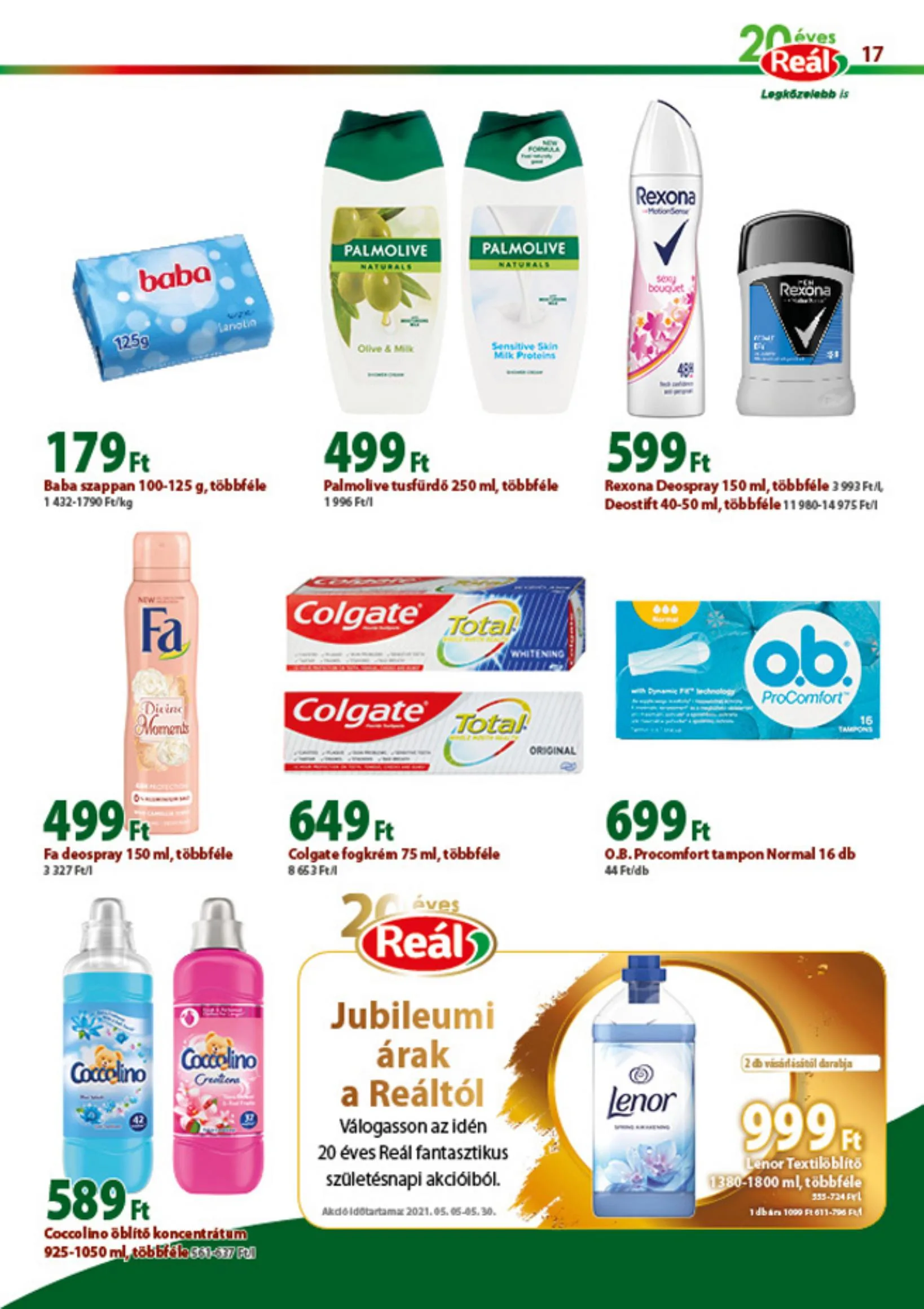 Reál akciós újság 05.05–05.16 – 17. oldal
