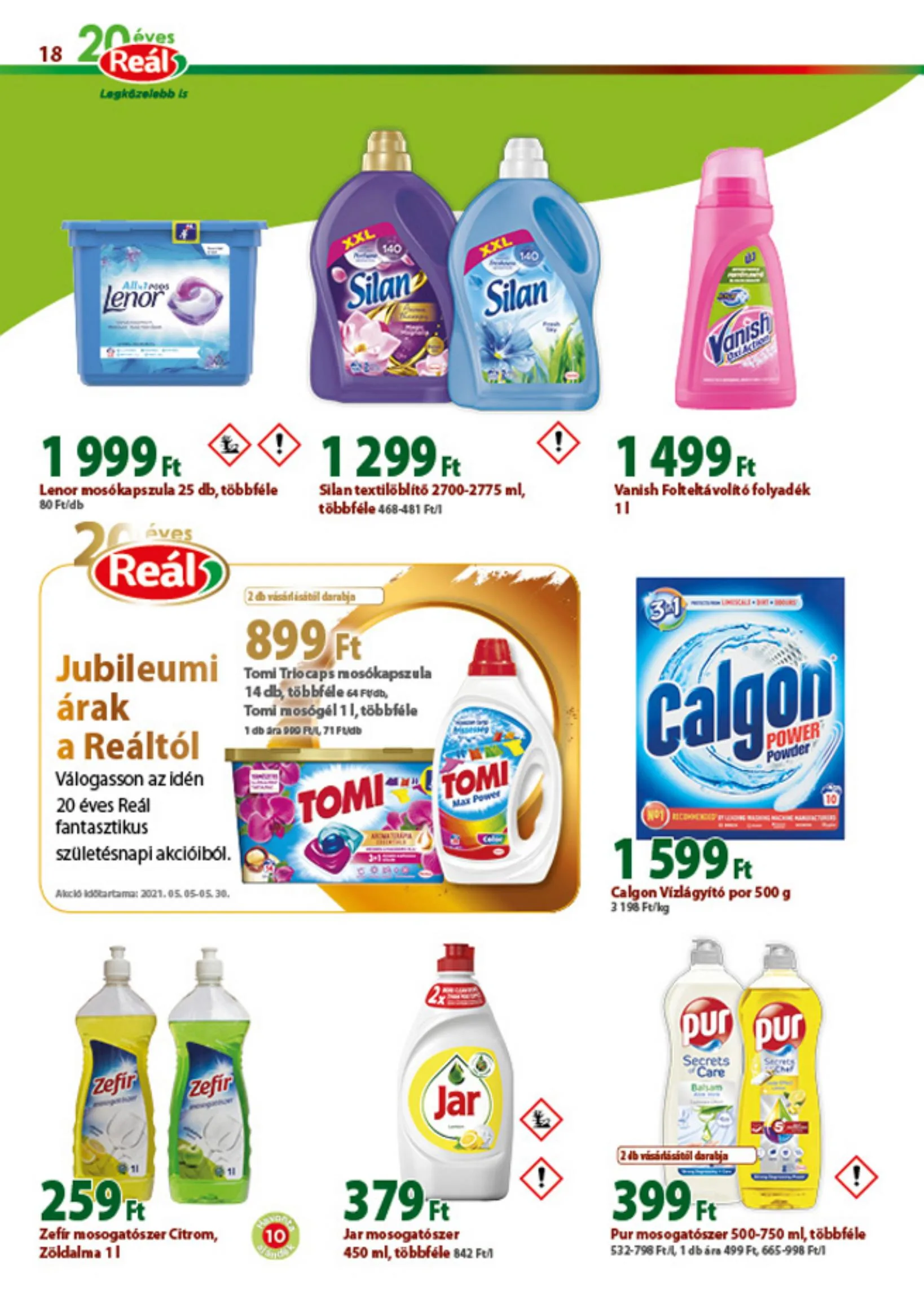 Reál akciós újság 05.05–05.16 – 18. oldal