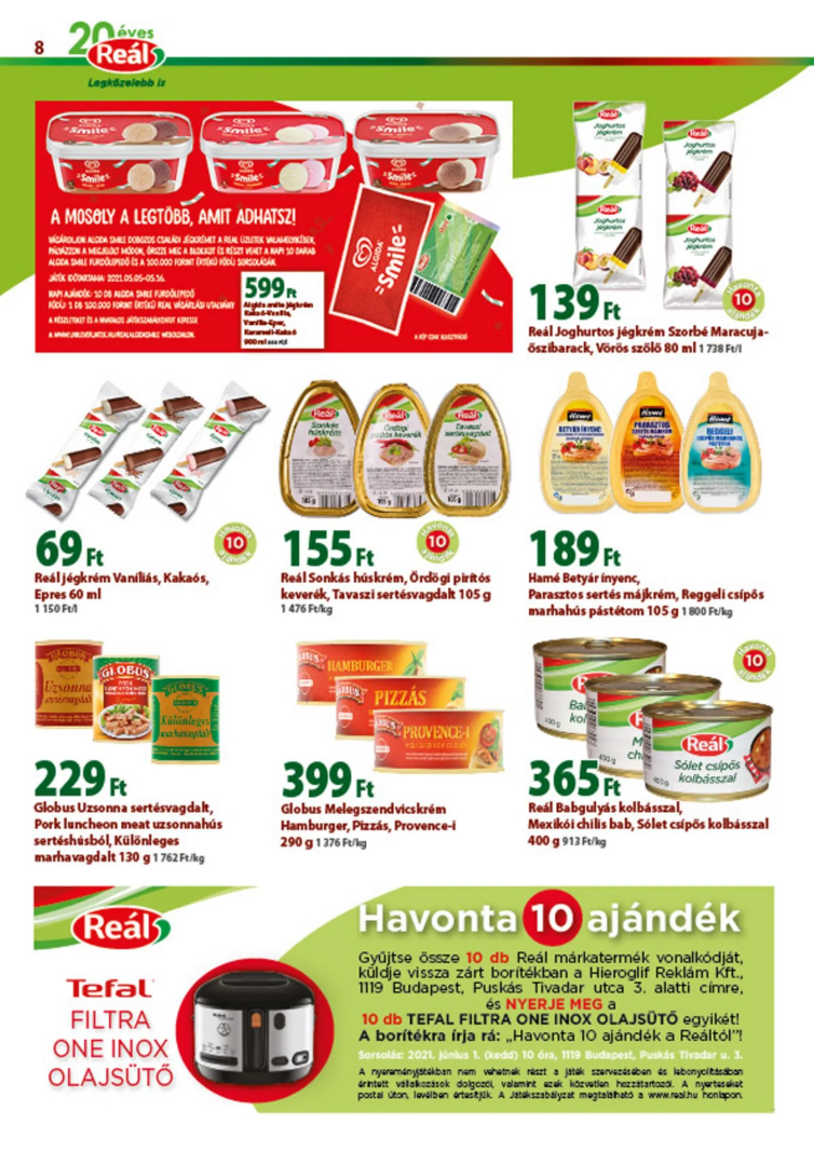 Reál akciós újság 05.05–05.16 – 8. oldal